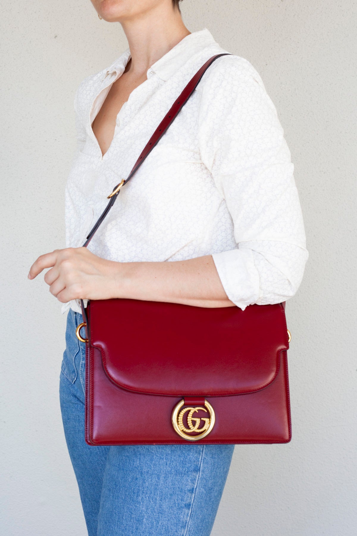 Gucci Torchon Ring Medium Flap Bag - image 2
