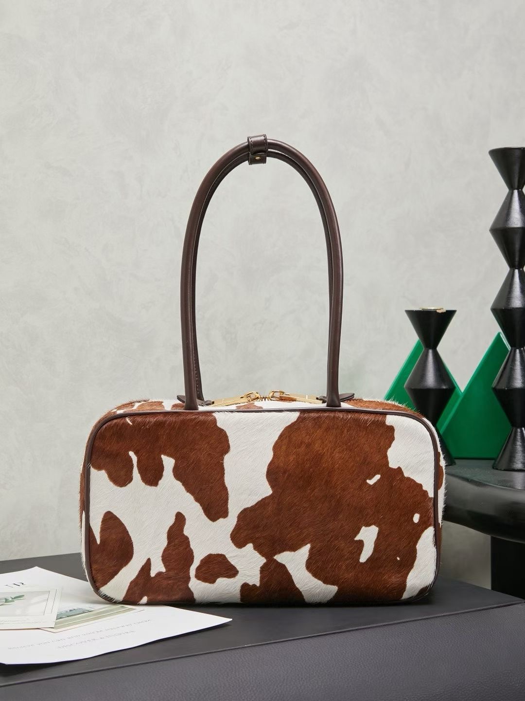 MIUMIU Printed leather Beau bag - image 4