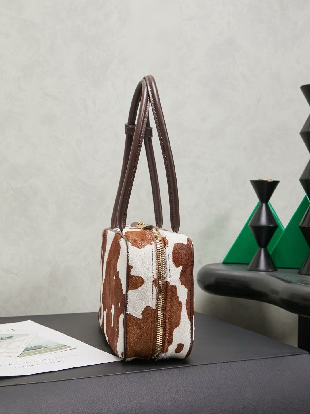 MIUMIU Printed leather Beau bag - image 3