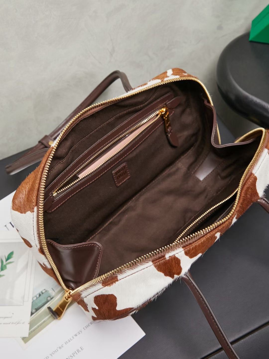 MIUMIU Printed leather Beau bag - image 6