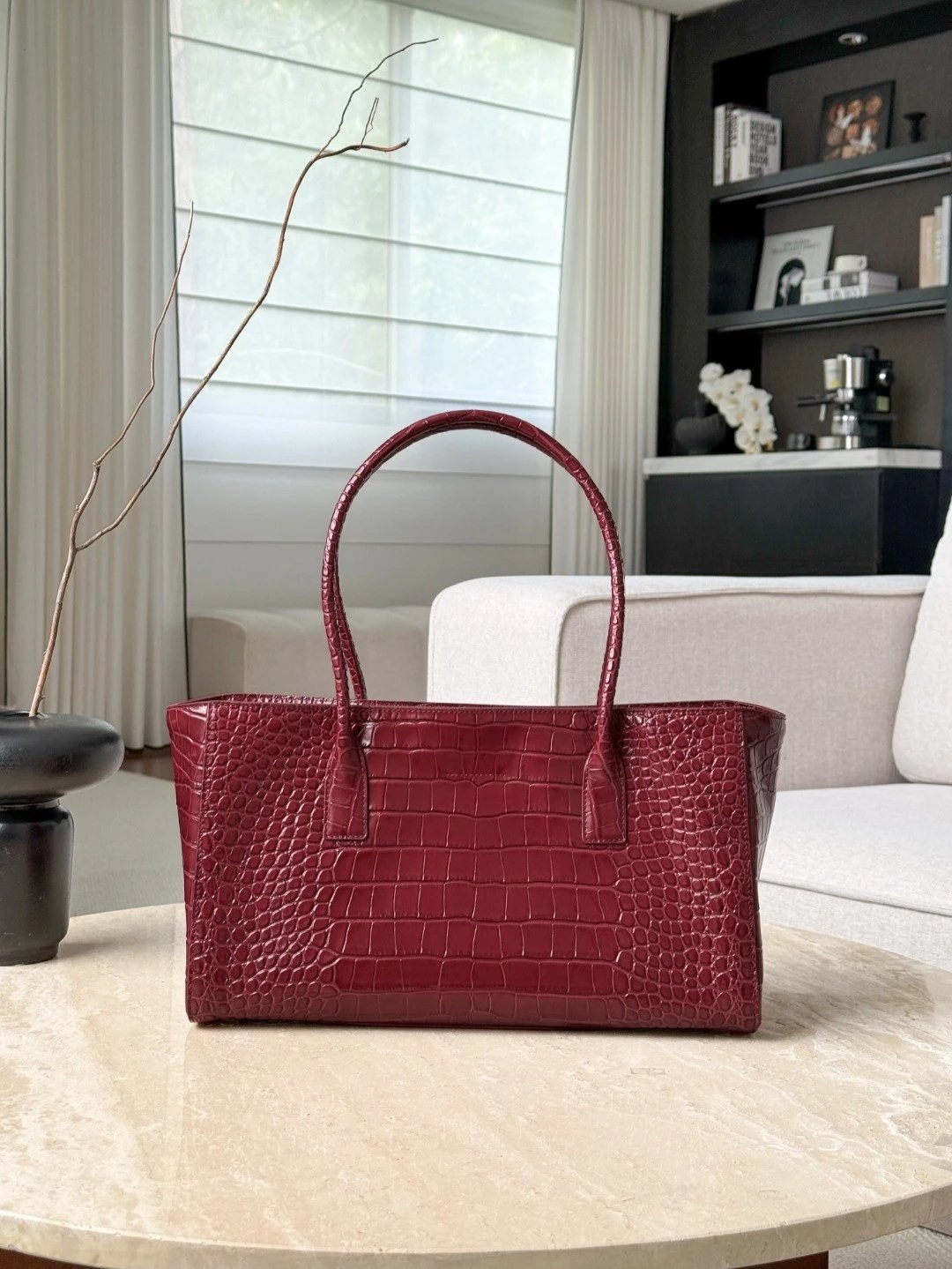 CHANEL Small Tote bag Crocodile embossed calfskin - image 3