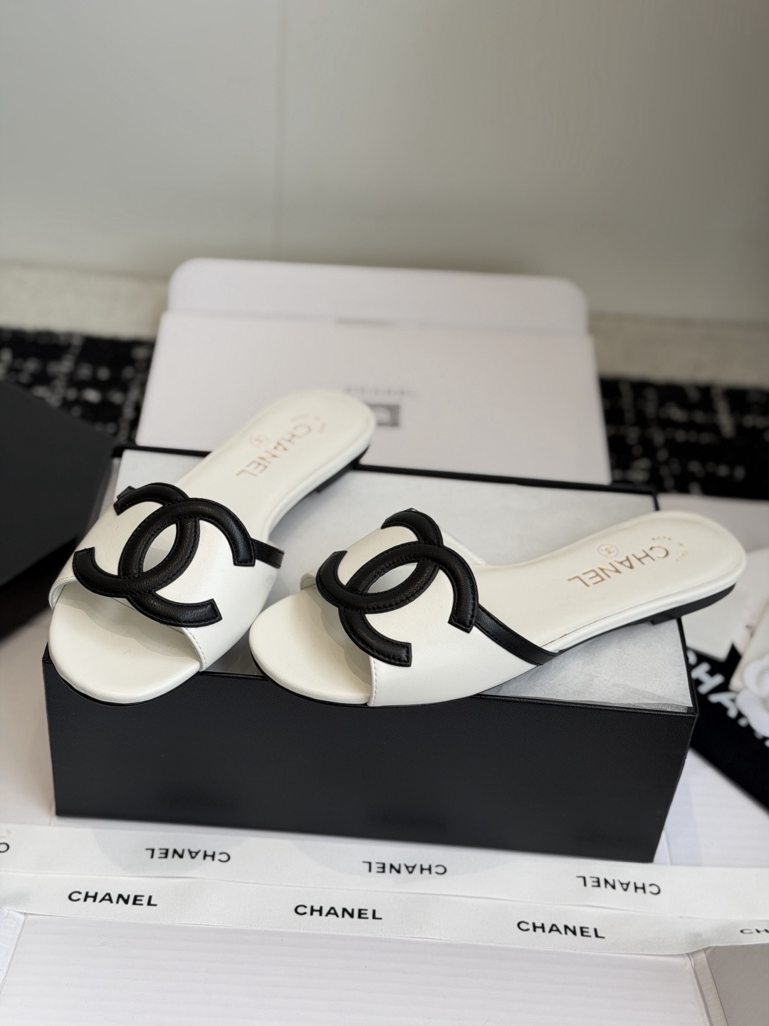 CHANEL Mule Sandals - image 3