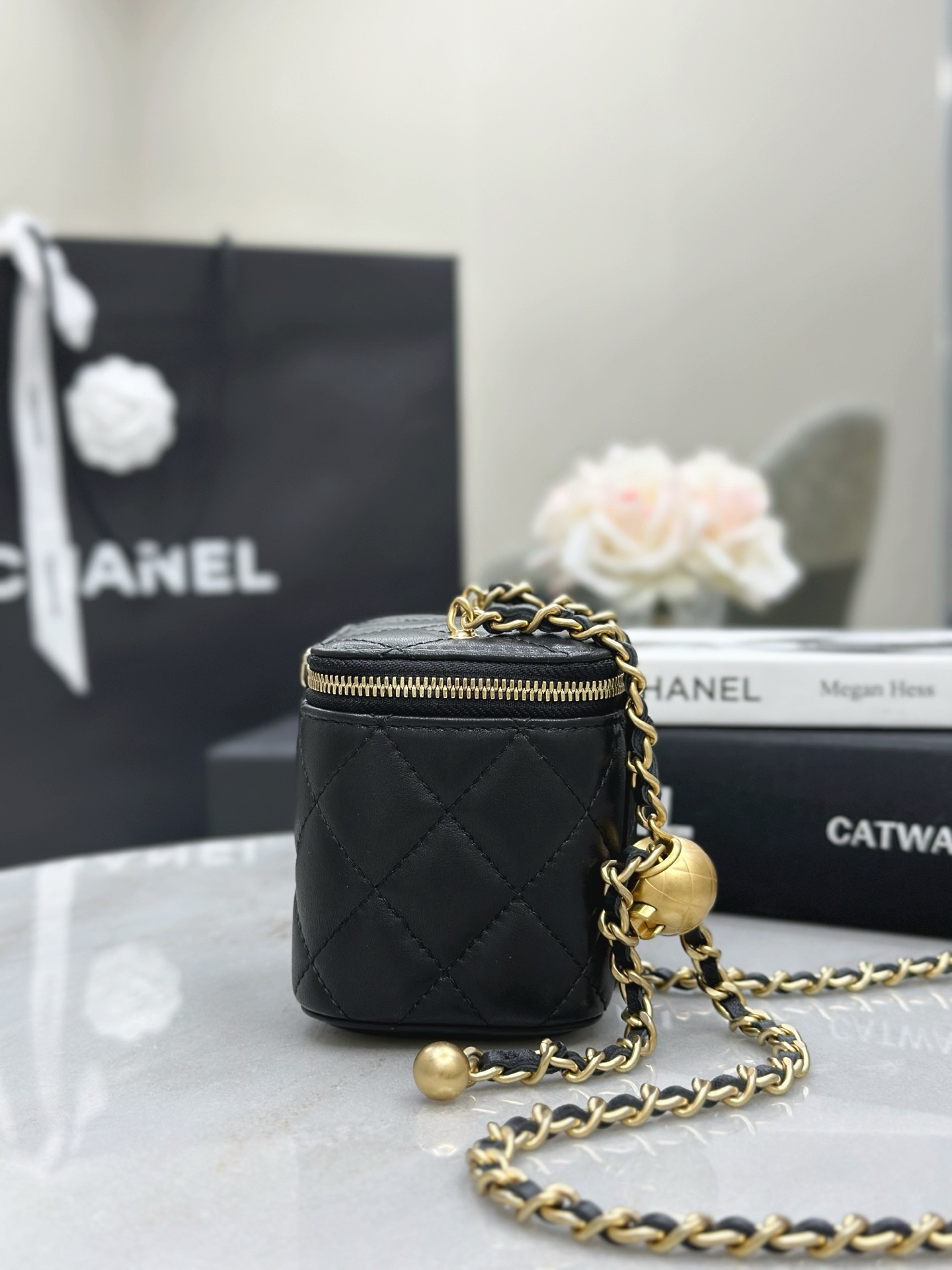CHANEL 24K Lambskin MINI Vanity Bag - image 4