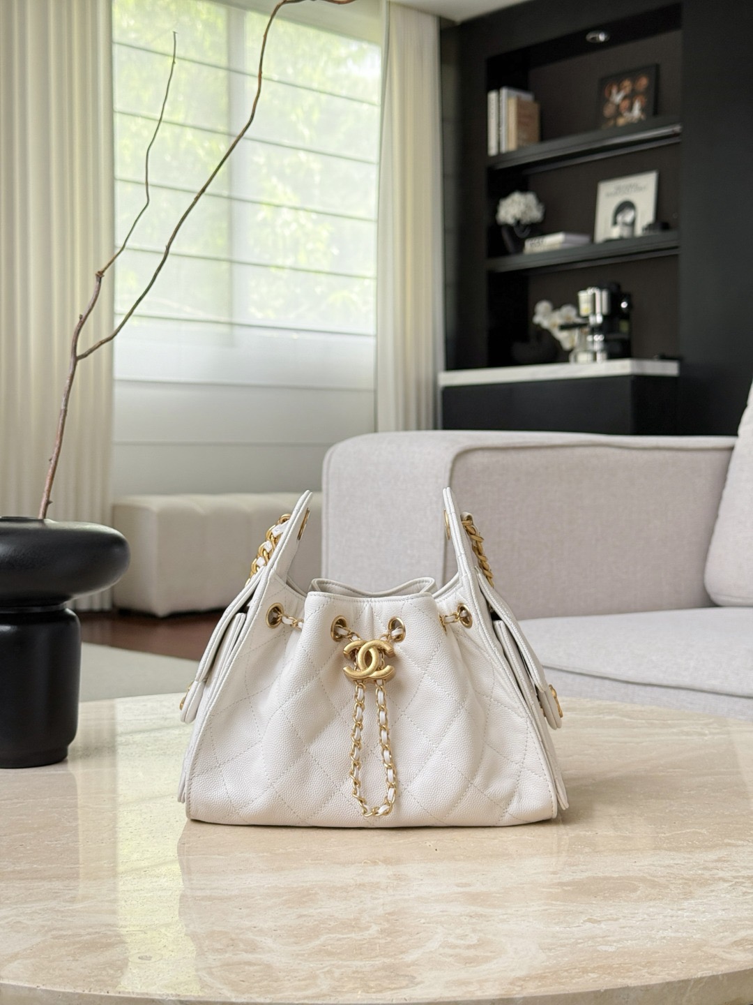 CHANEL 25Bag MINI In White - image 2