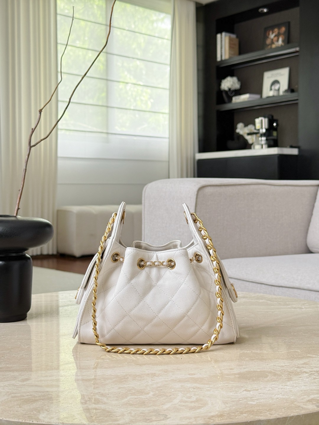CHANEL 25Bag MINI In White - image 3