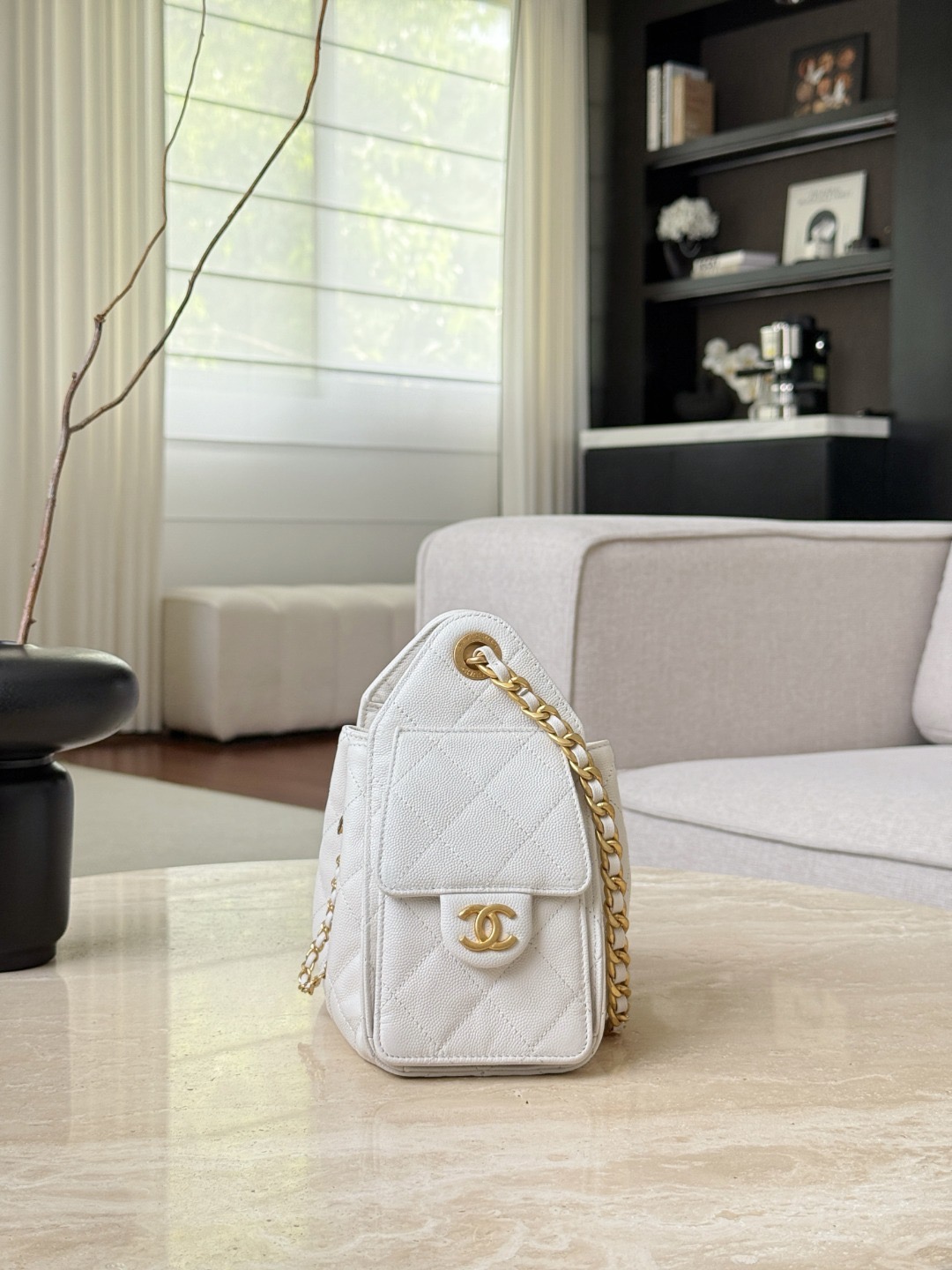 CHANEL 25Bag MINI In White - image 4
