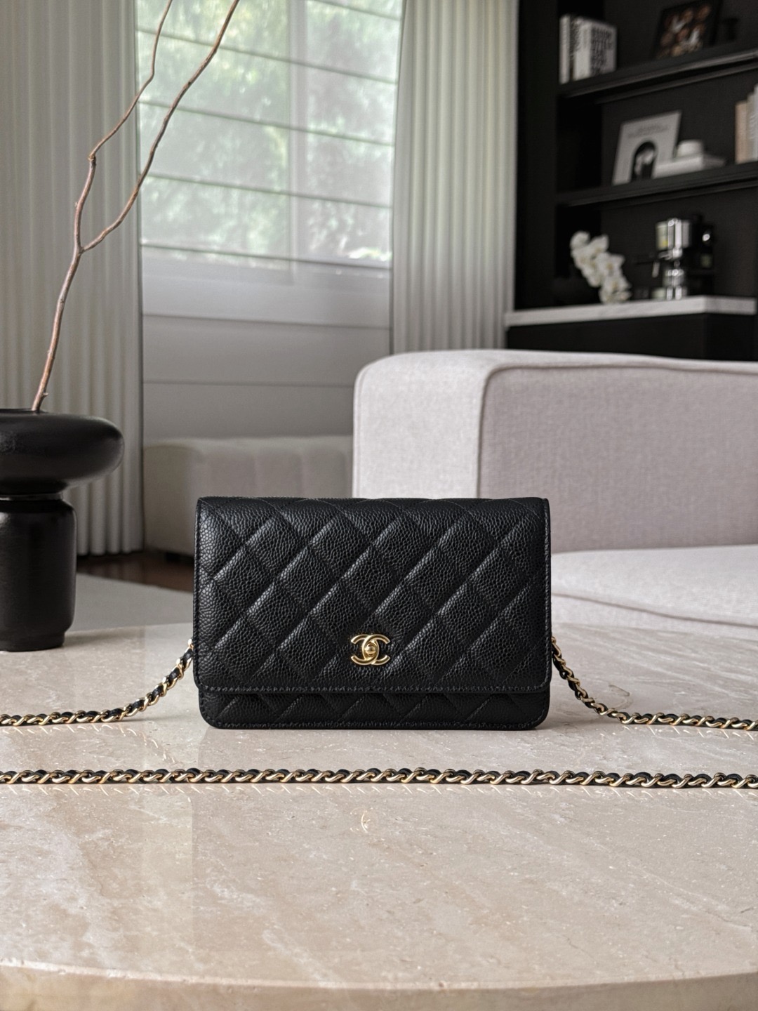 CHANEL WOC Calfskin in Black - image 2