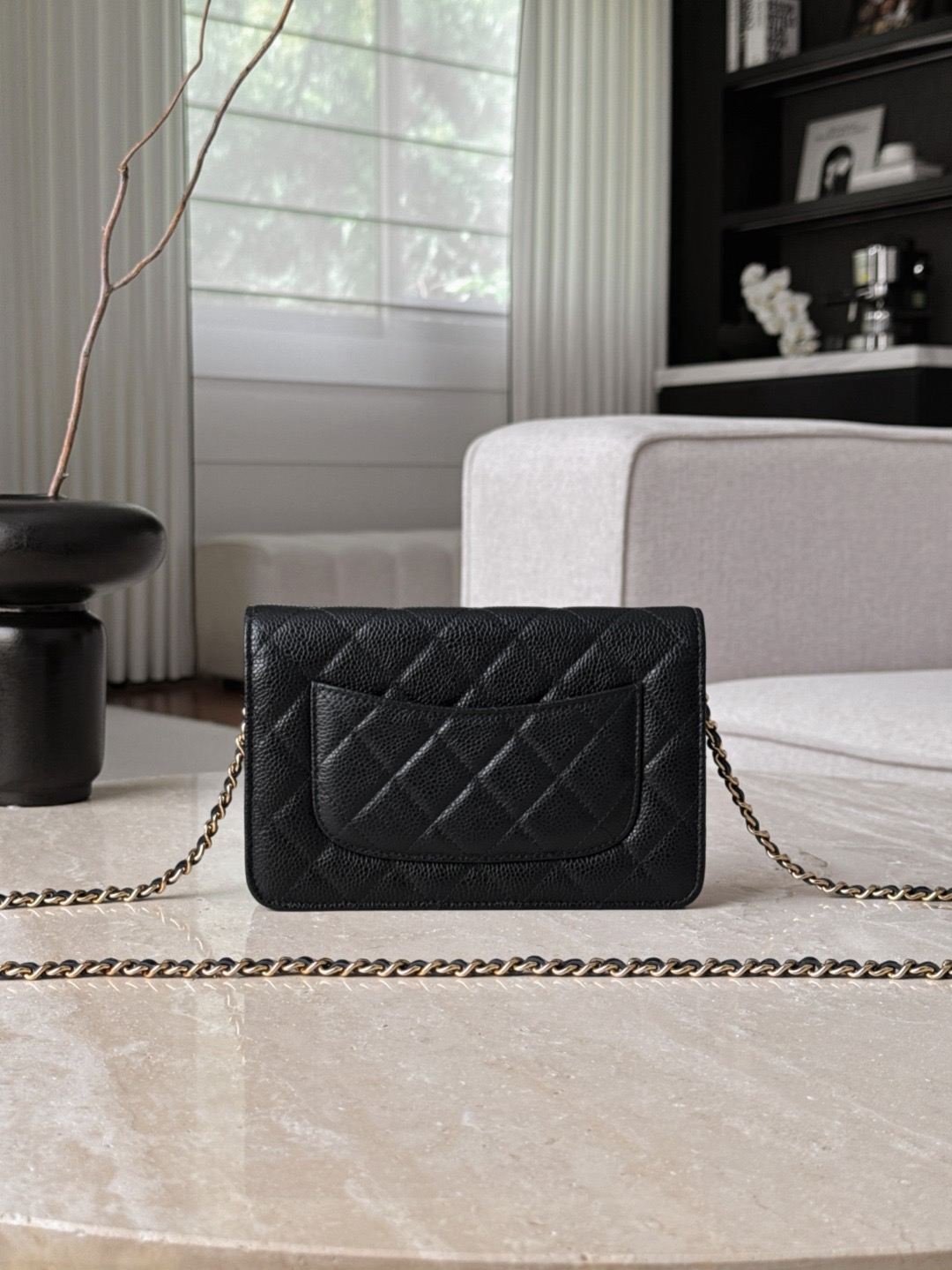 CHANEL WOC Calfskin in Black - image 3