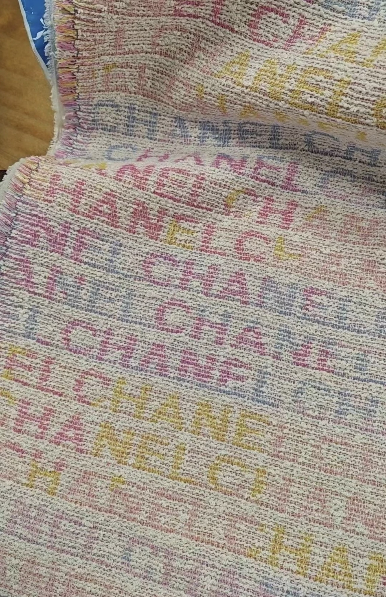 CHANEL Tweed Quilted Mini Rectangular Flap Pink Multicolor - image 8