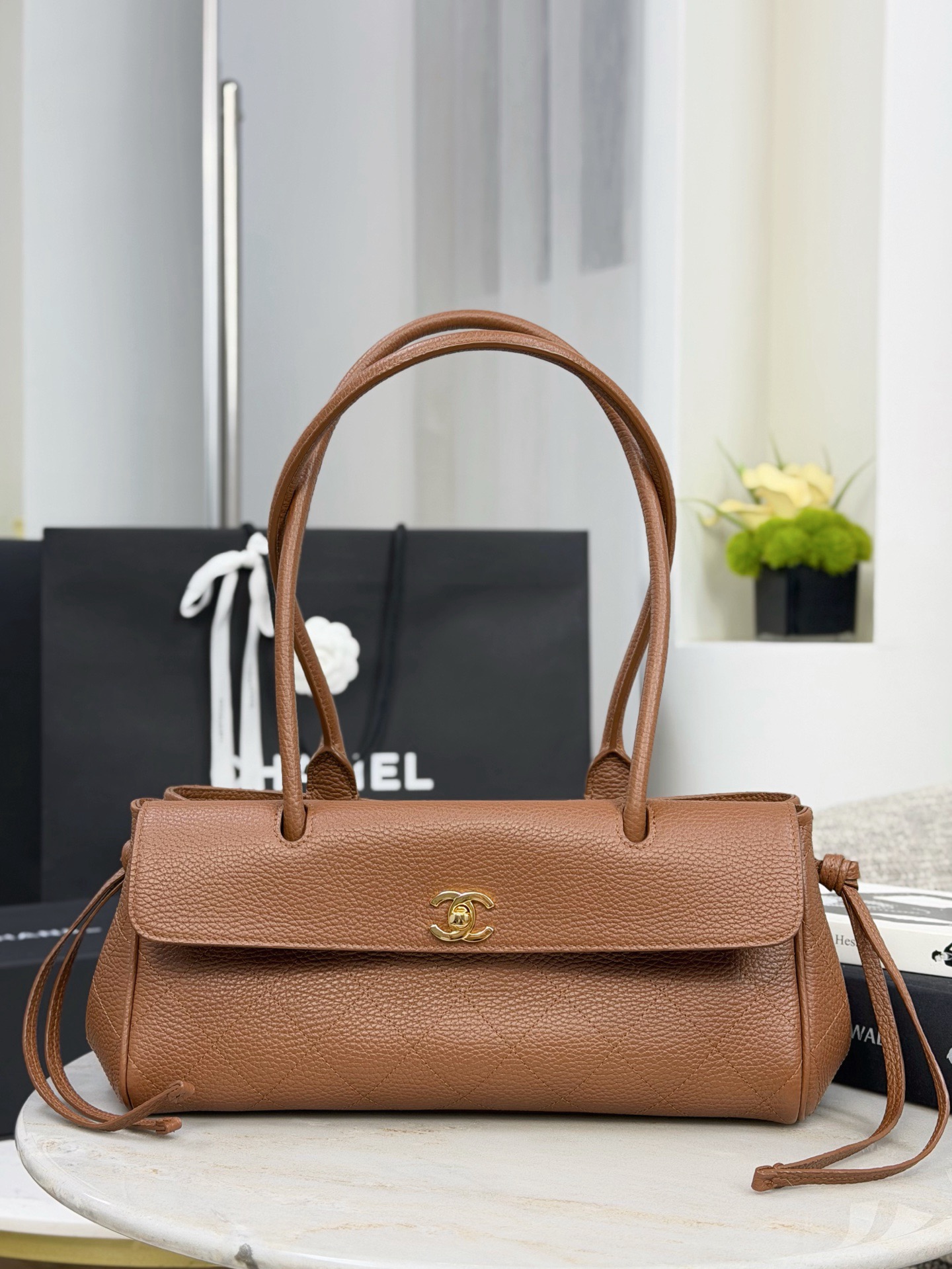 CHANEL Small Shopping Bag Grained Calfskin - image 2