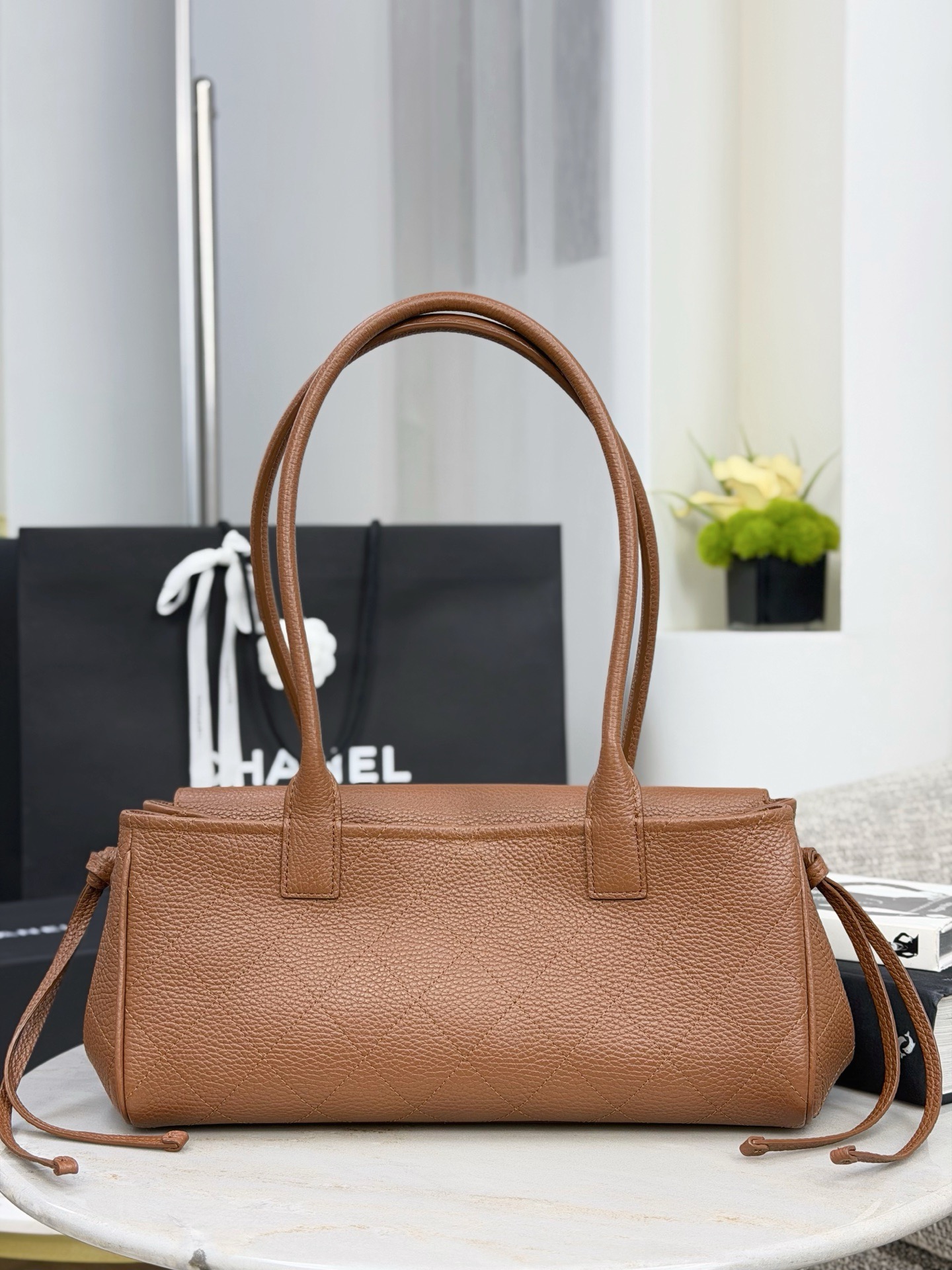 CHANEL Small Shopping Bag Grained Calfskin - image 3