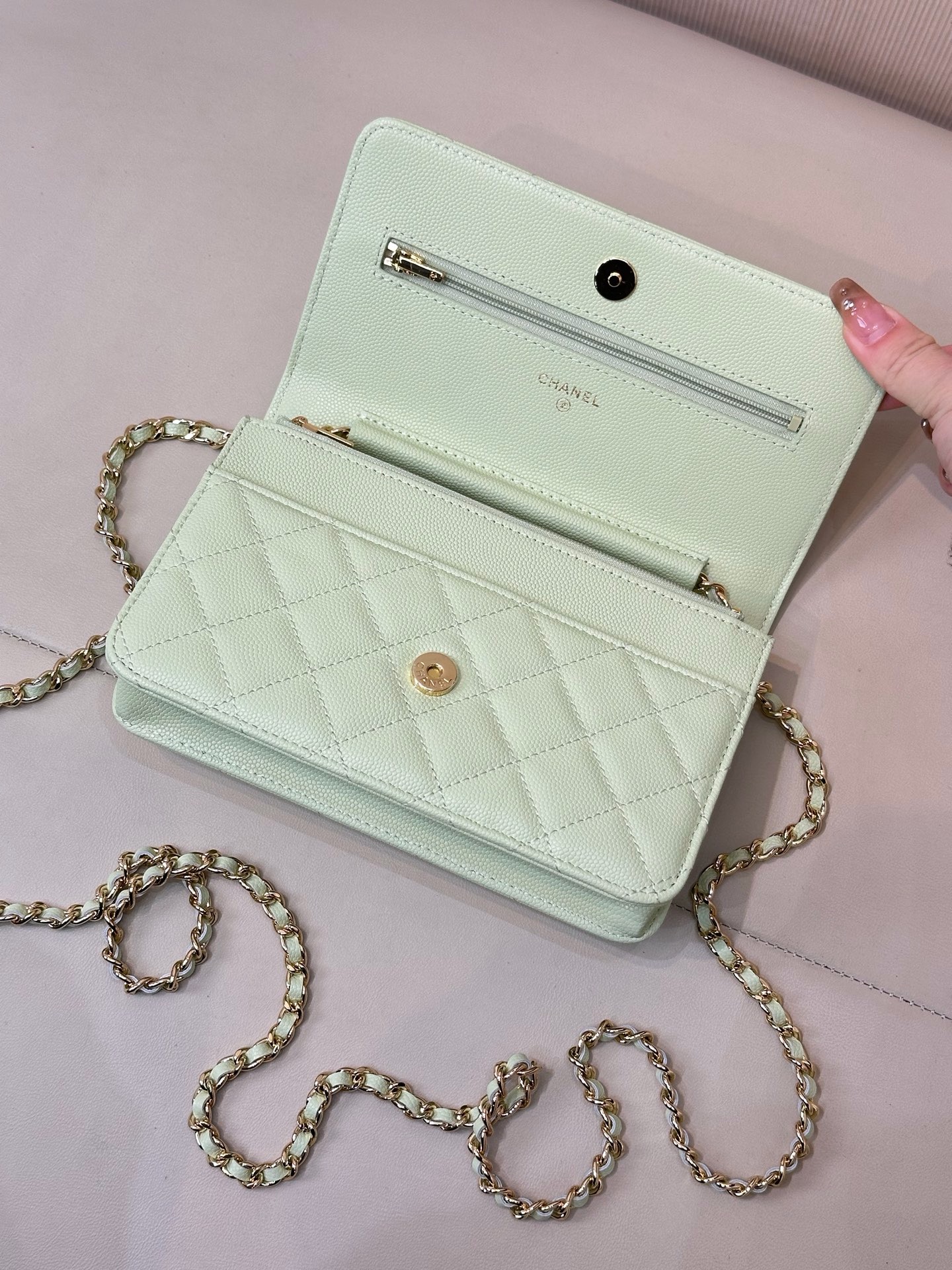 CHANEL Wallet On Chain Flap Bag - image 5