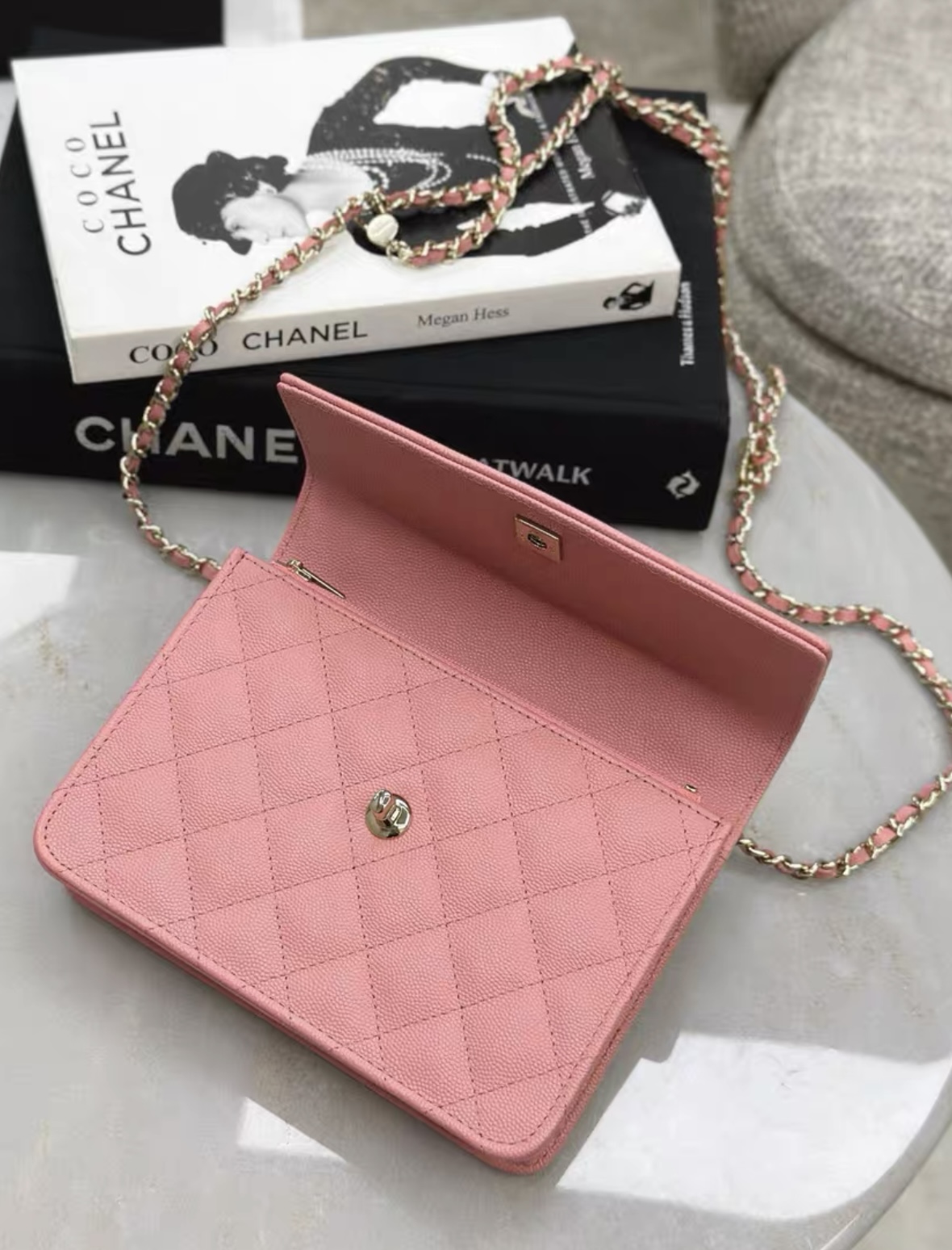 CHANEL 25C Chain Backpack Calfskin - image 6