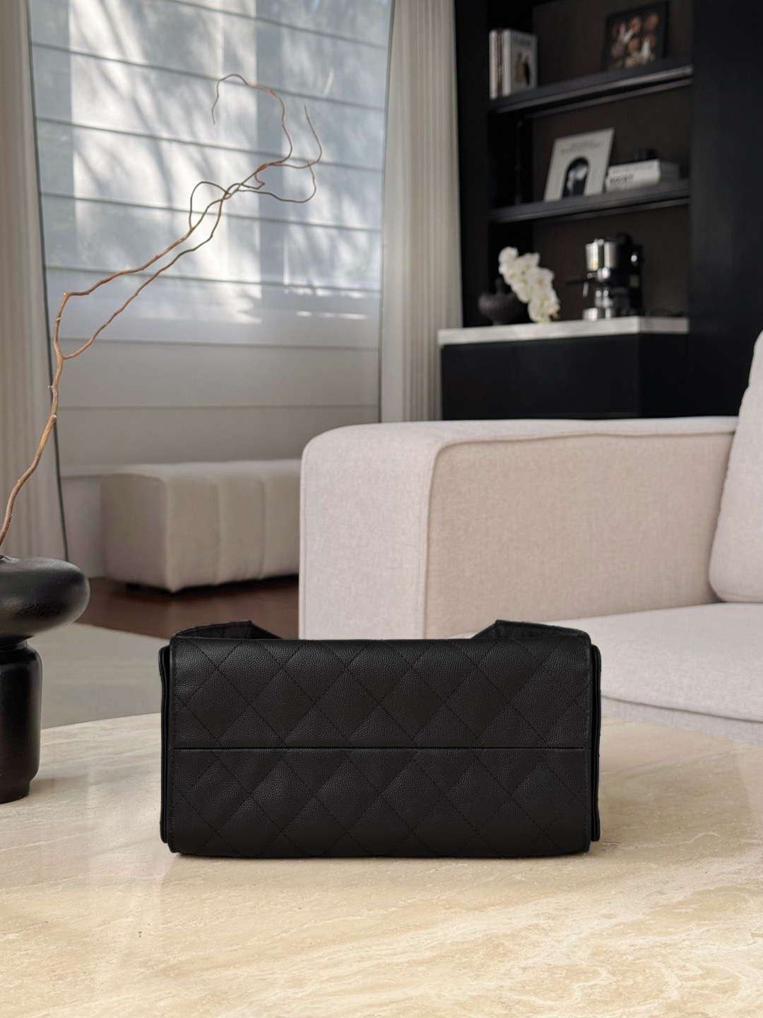 CHANEL 25C Hobo Bag In Black - image 5