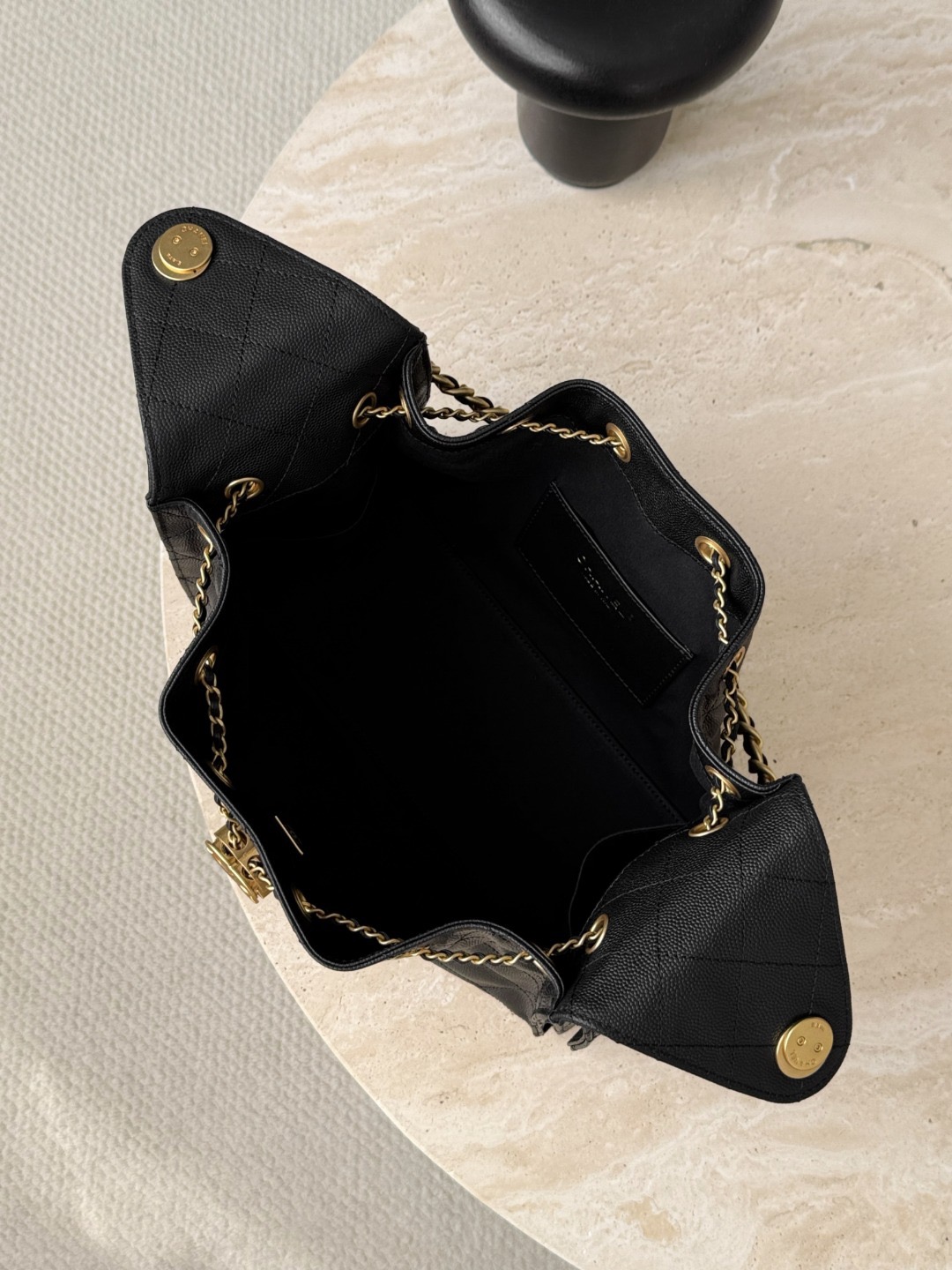 CHANEL 25C Hobo Bag In Black - image 6