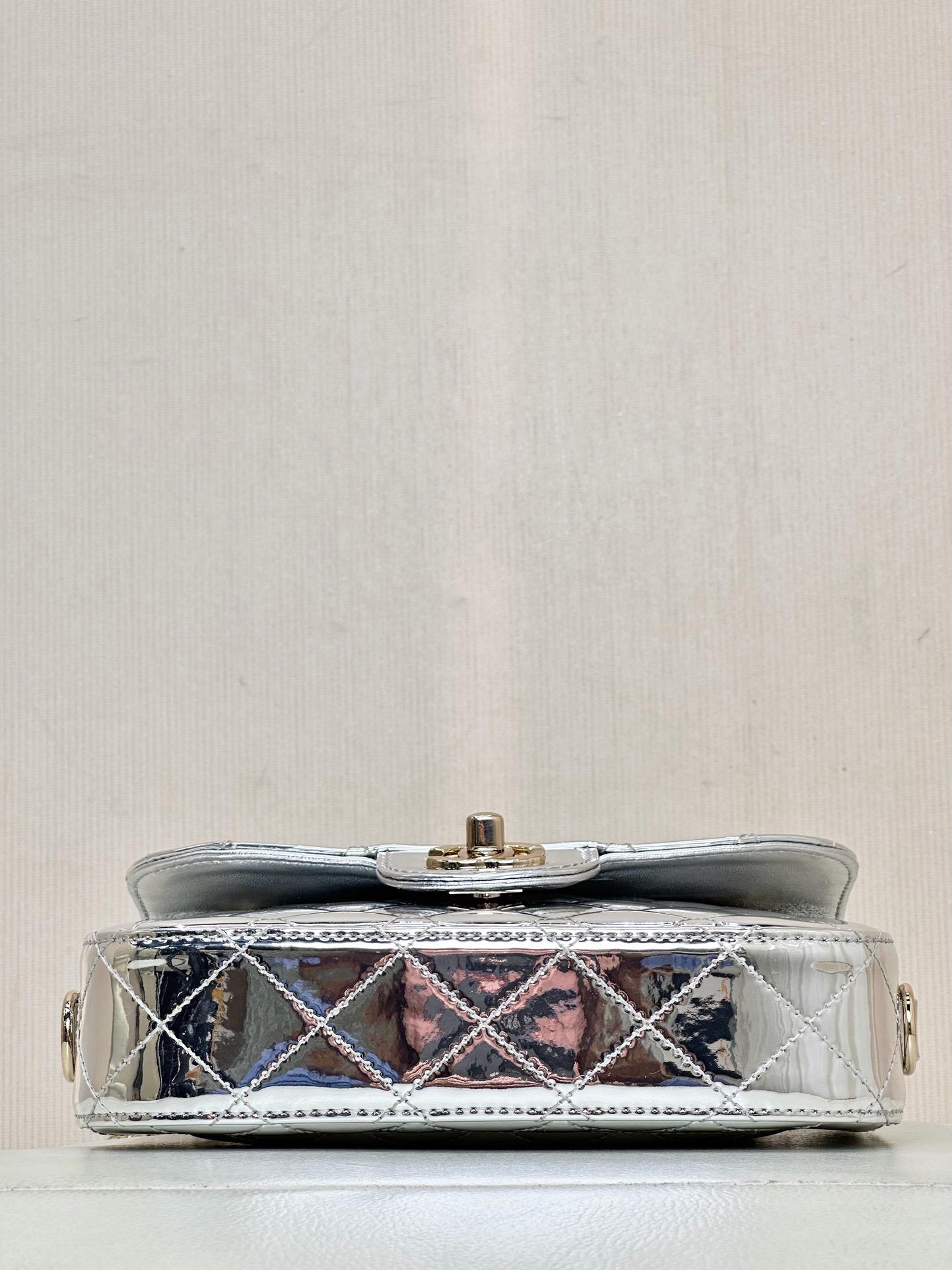 CHANEL Patent Leather Flap Star Bag - image 5