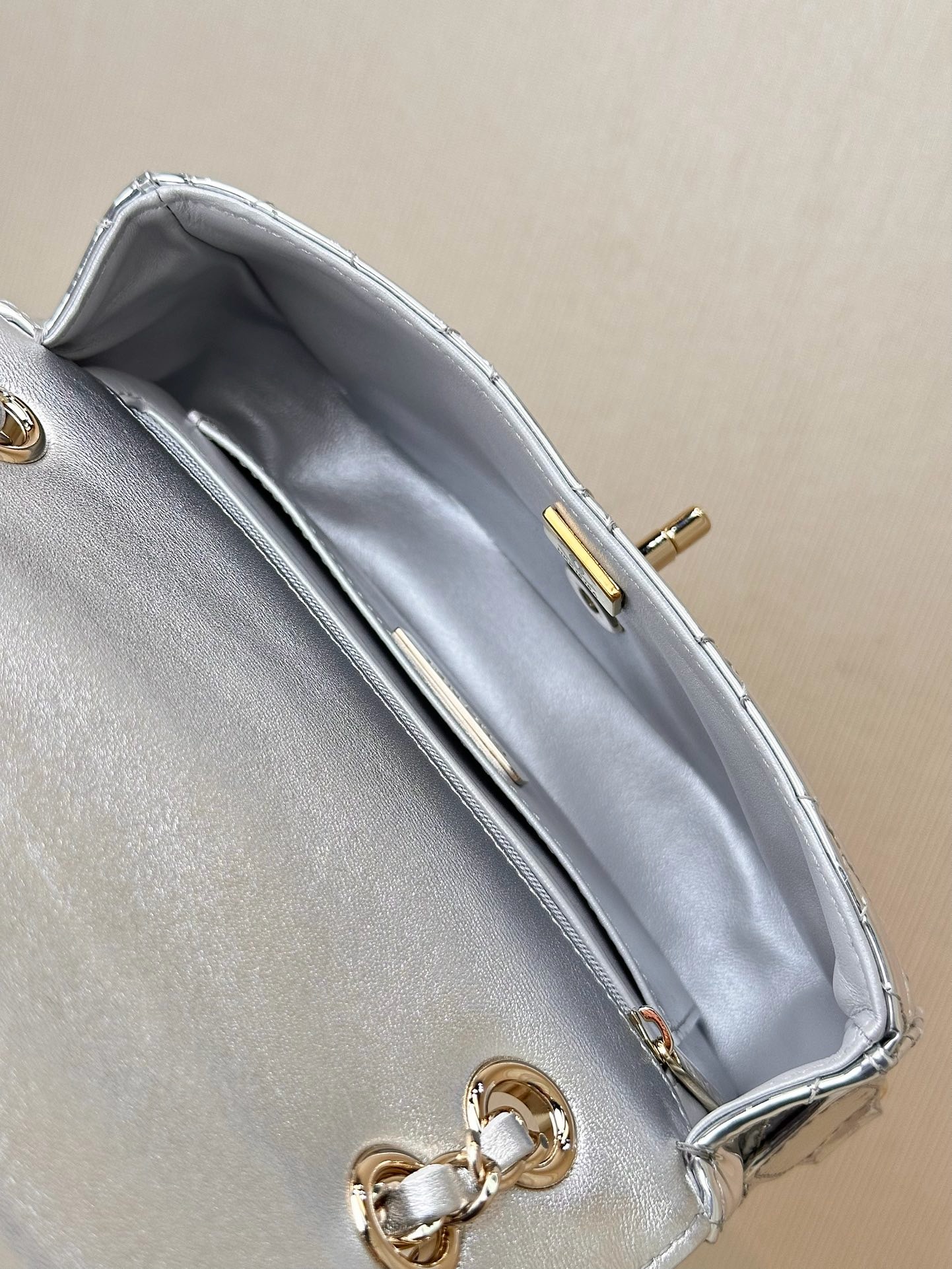 CHANEL Patent Leather Flap Star Bag - image 7