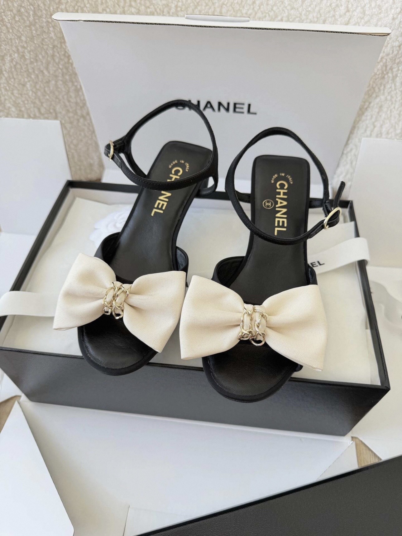 CHANEL Sandals Grosgrain - image 2