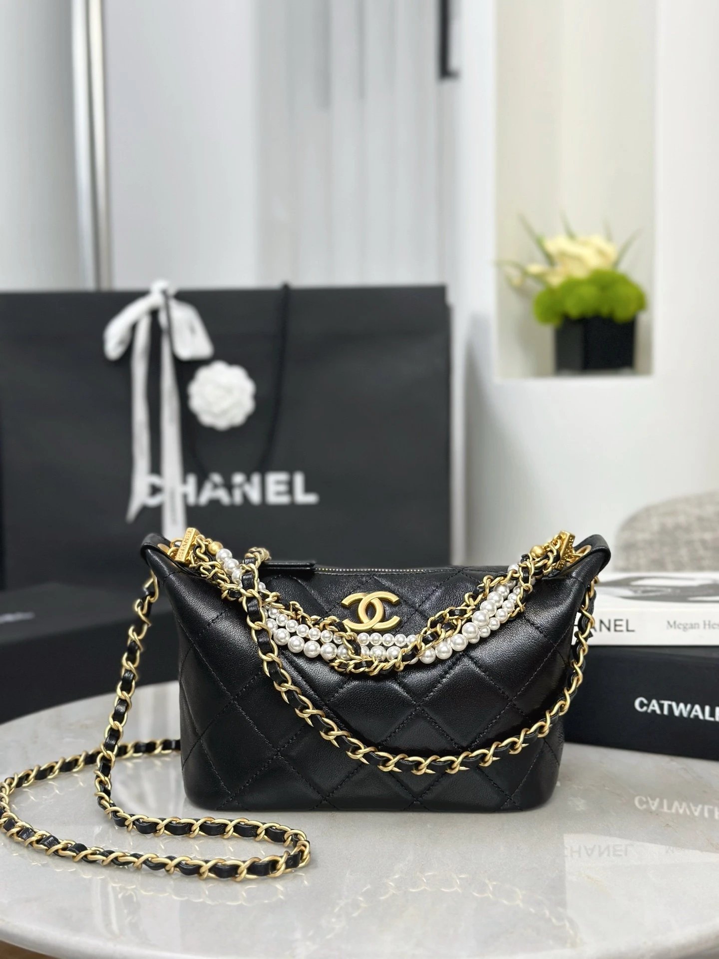 CHANEL 26C Peral shiny lambskin - image 2