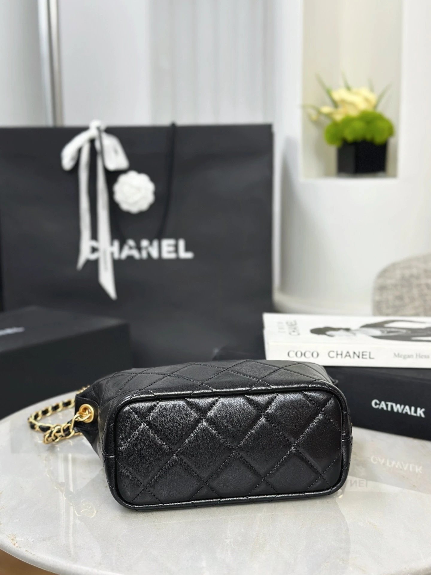 CHANEL 26C Peral shiny lambskin - image 5