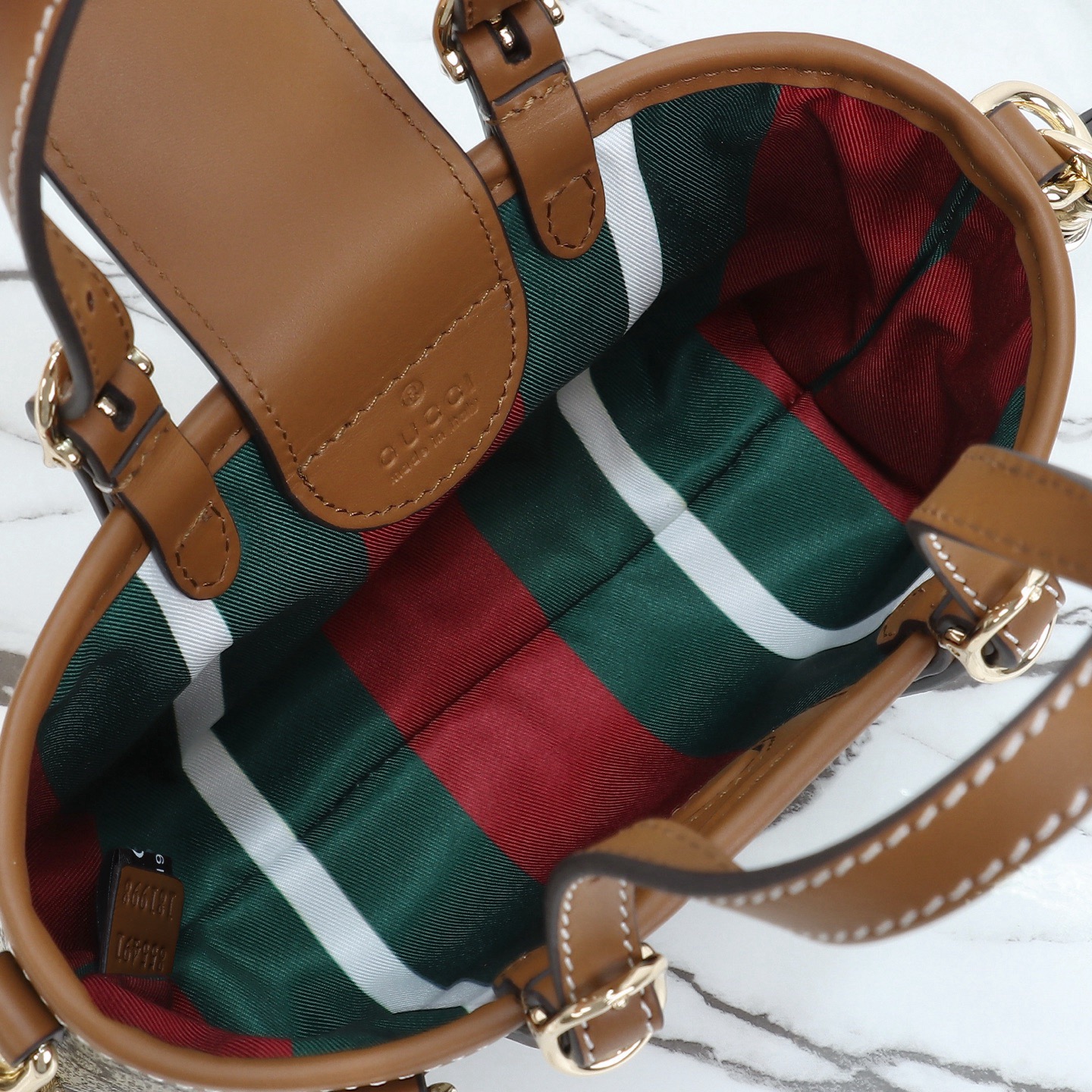 GUCCI GG Emblem mini bag - image 6
