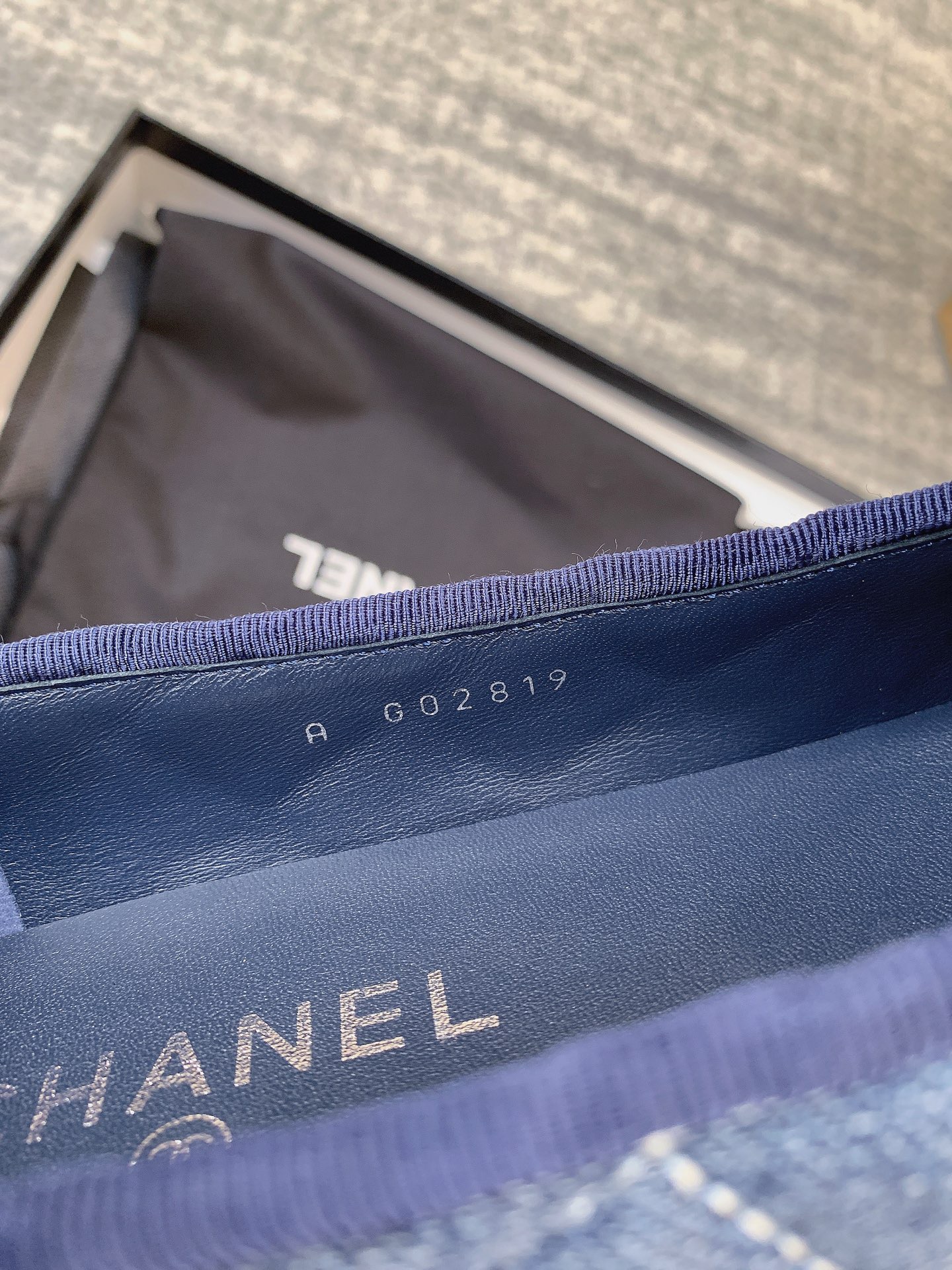 CHANEL Ballet flats Washed Denim Blue - image 9
