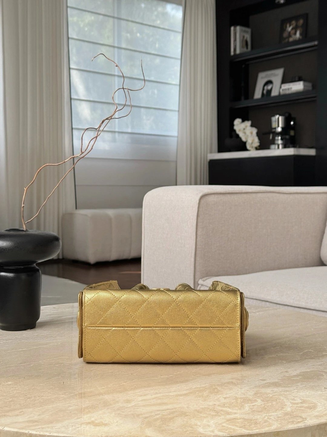 CHANEL 26C Hobobag Gold Color - image 5