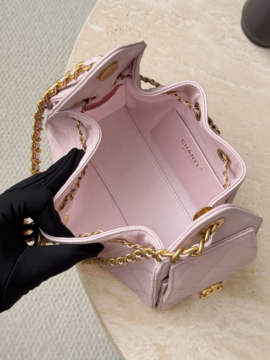 CHANEL 26C MINI Hobobag Calfskin In Pink - image 6
