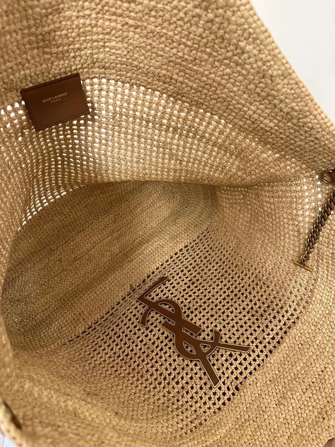 YSL ICARE IN RAFFIA Tote - image 5