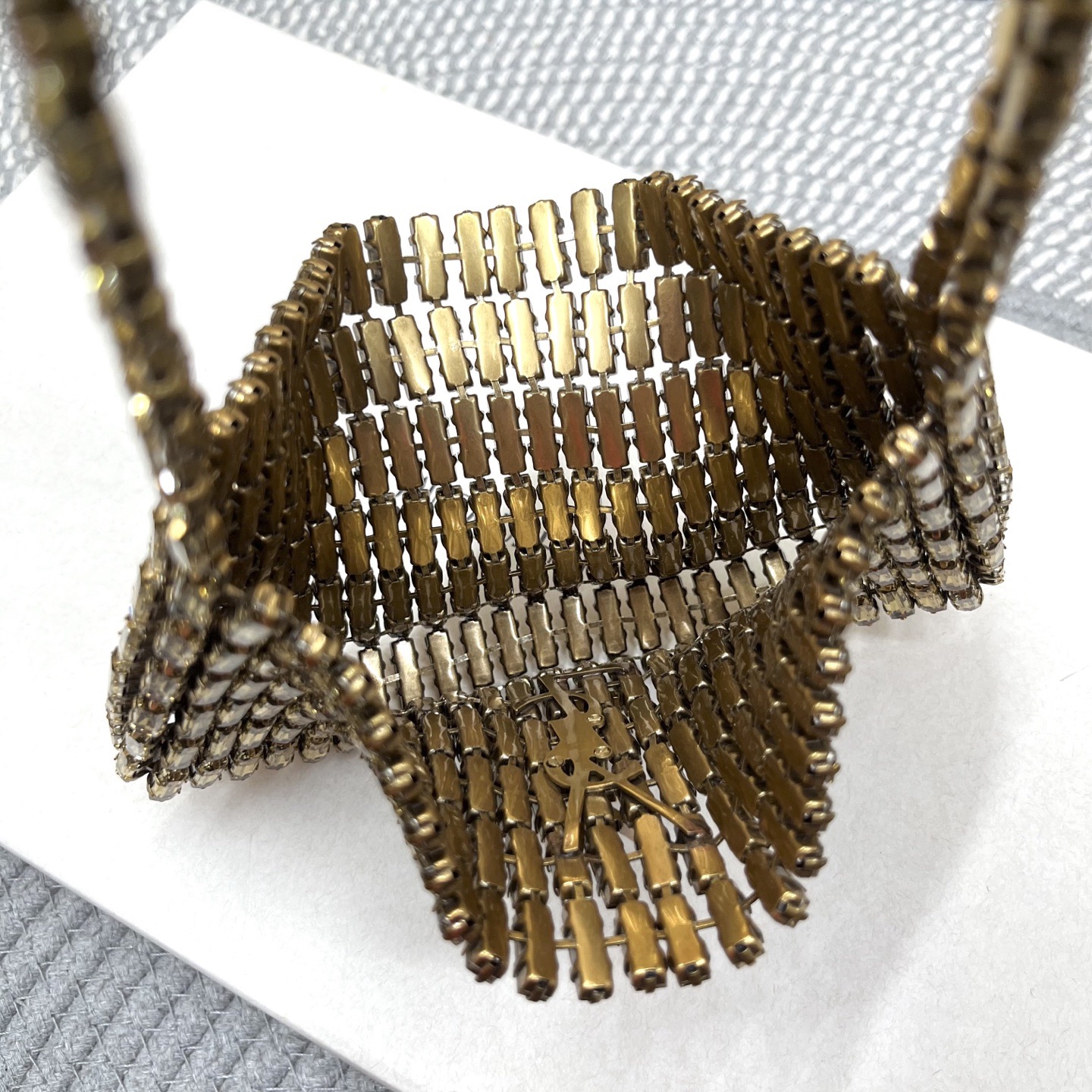 YSL EVENING bag in crystals - image 6