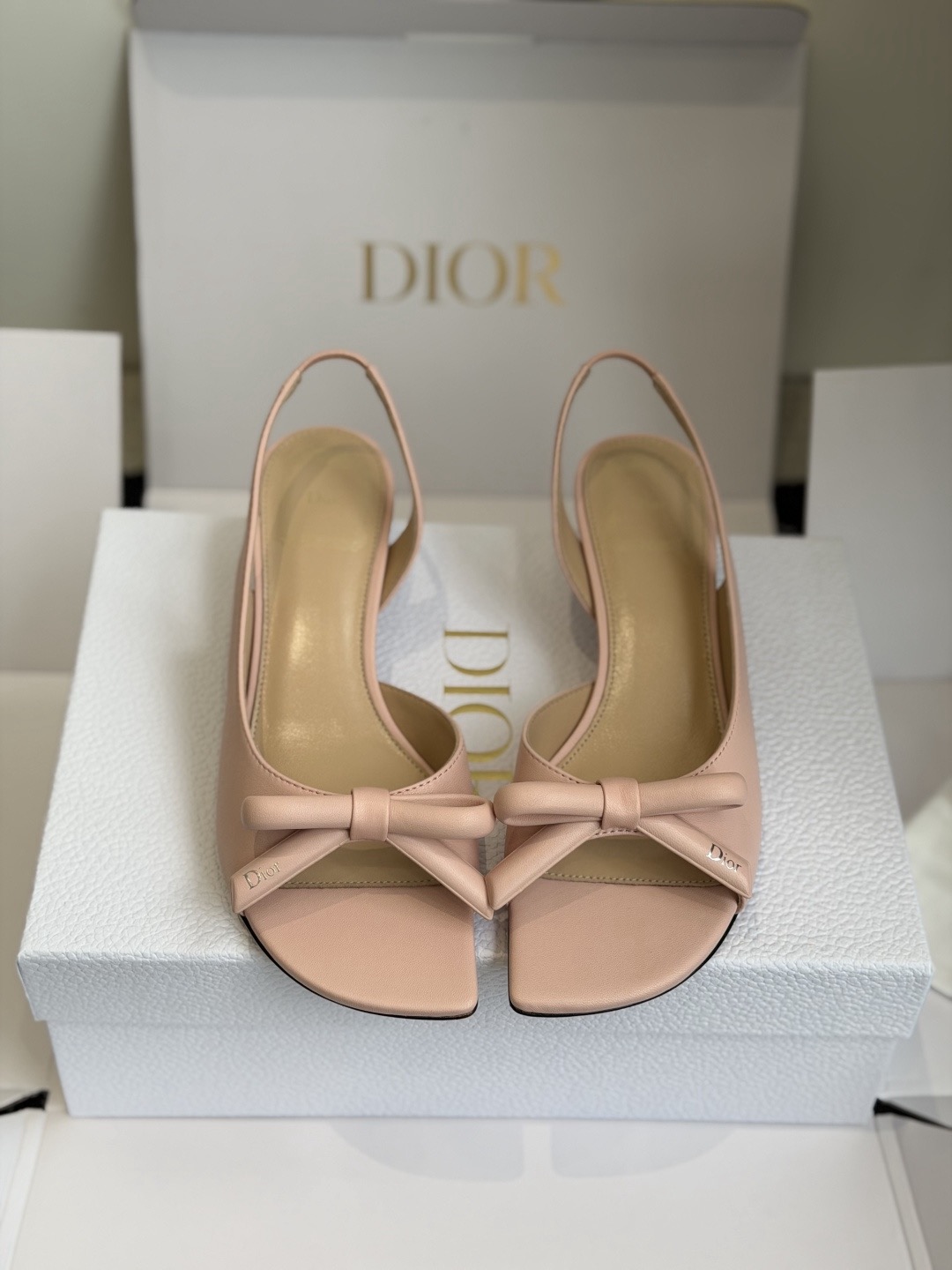 Dior Bow Heeled Slingback Sandal - image 2