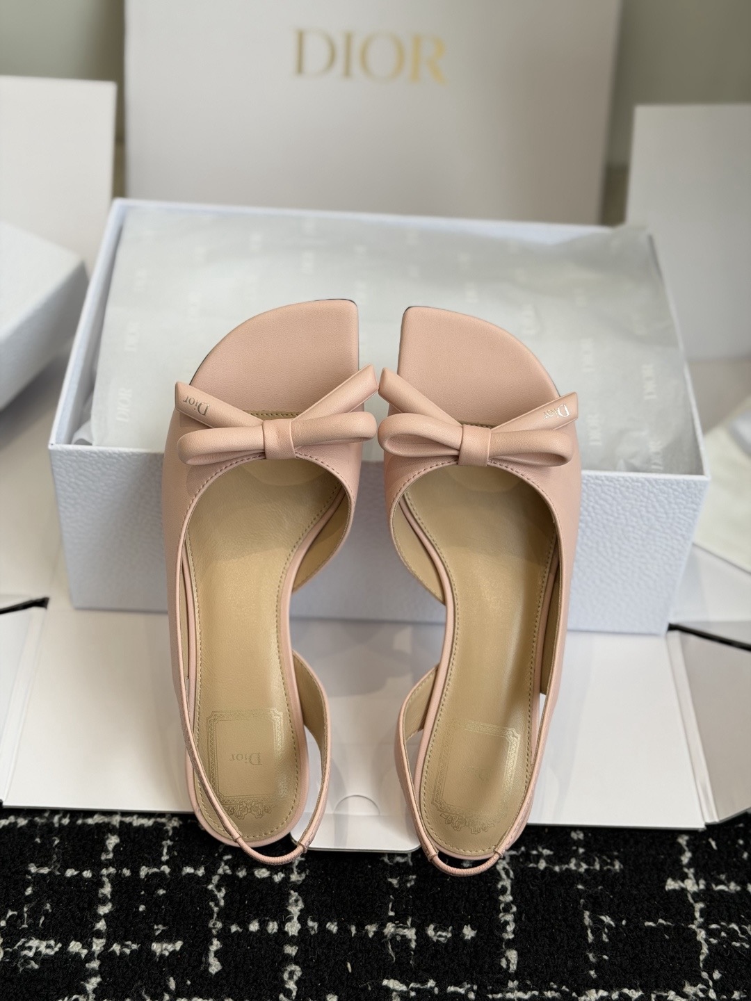 Dior Bow Heeled Slingback Sandal - image 5