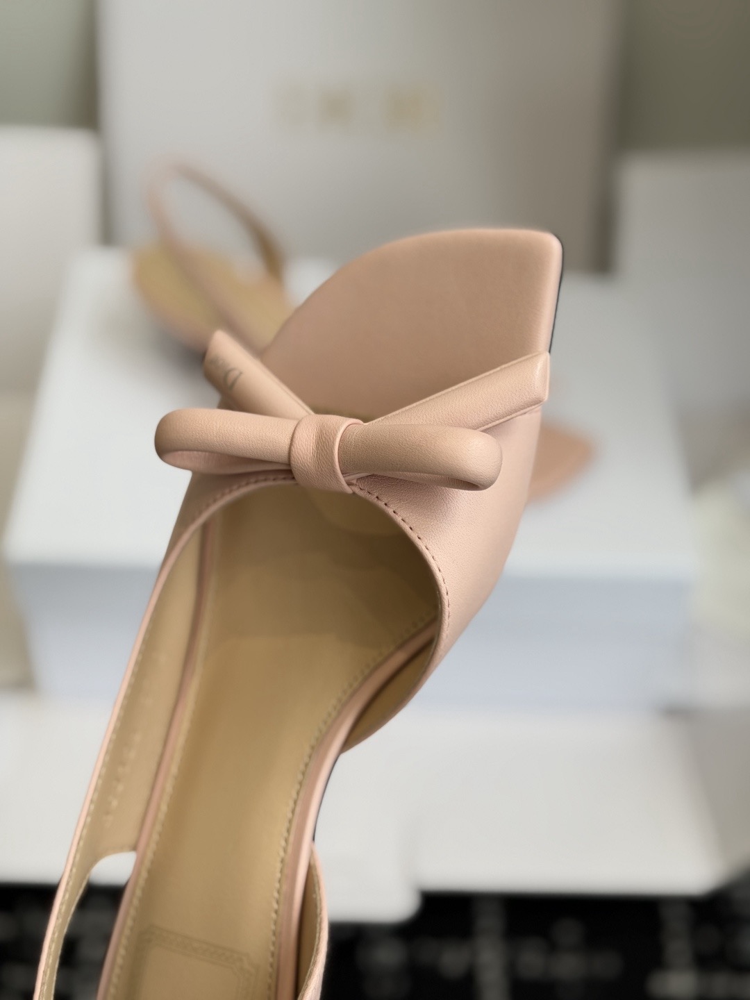 Dior Bow Heeled Slingback Sandal - image 8