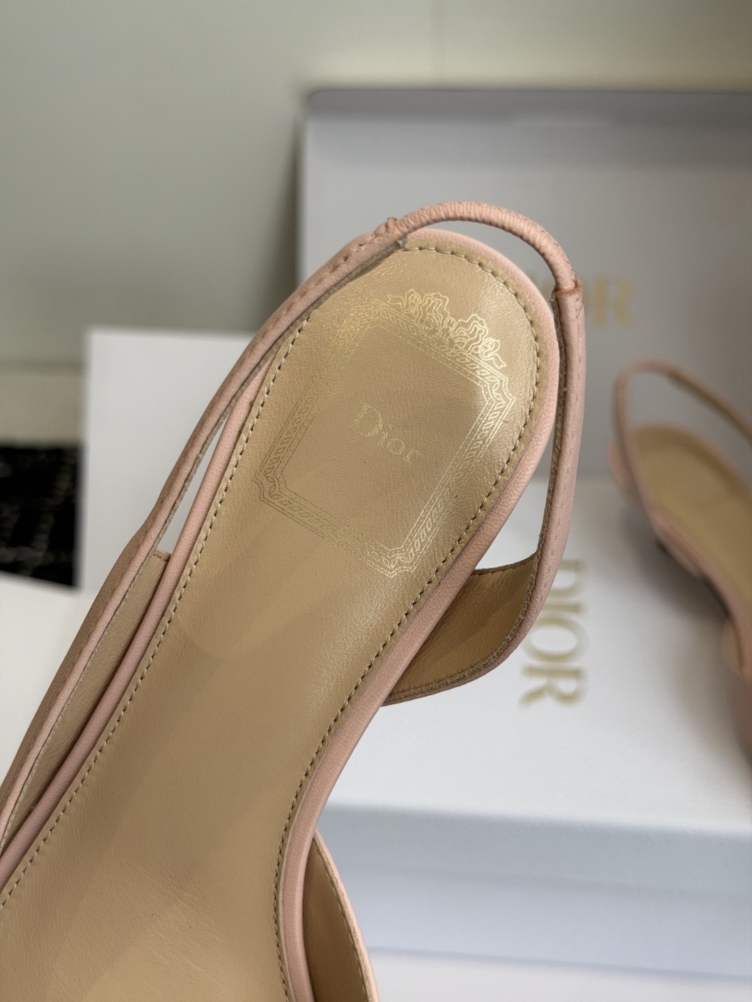 Dior Bow Heeled Slingback Sandal - image 9