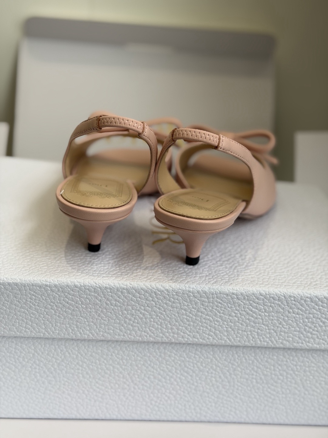 Dior Bow Heeled Slingback Sandal - image 6