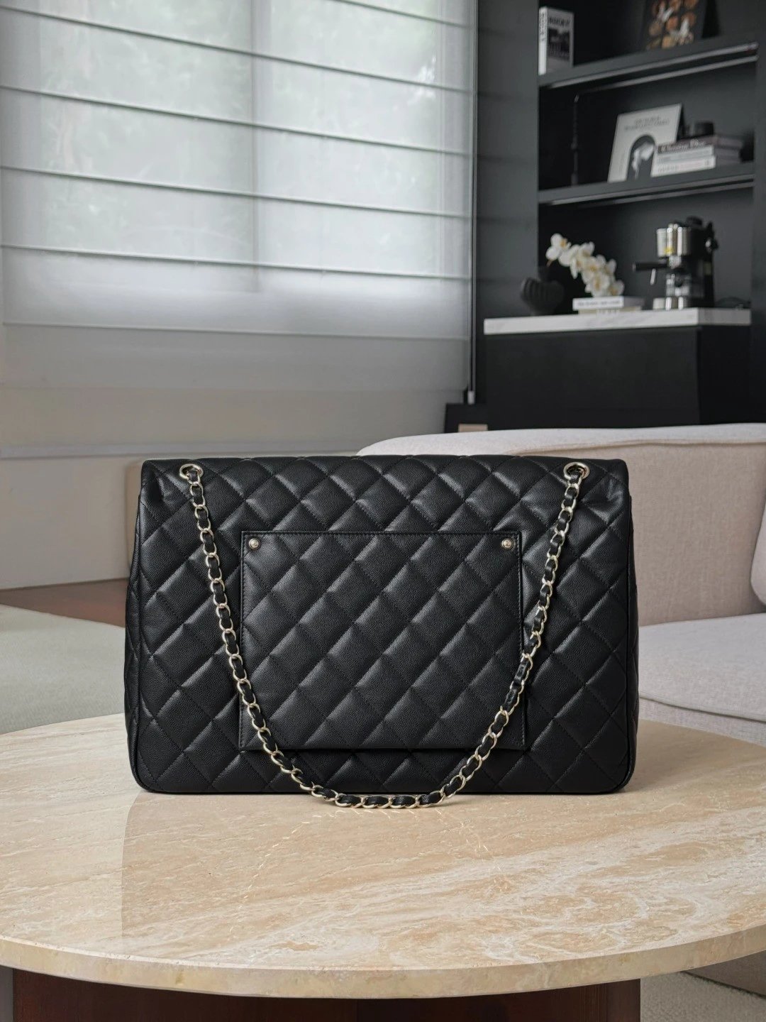 CHANEL CF MAXI Caviar Leather - image 3