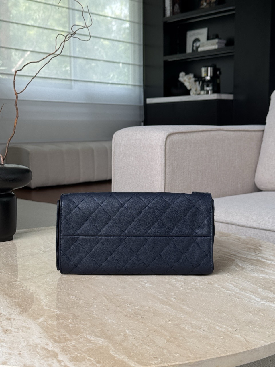 CHANEL 26C 25Bag Caviar leather In Dark Blue - image 5