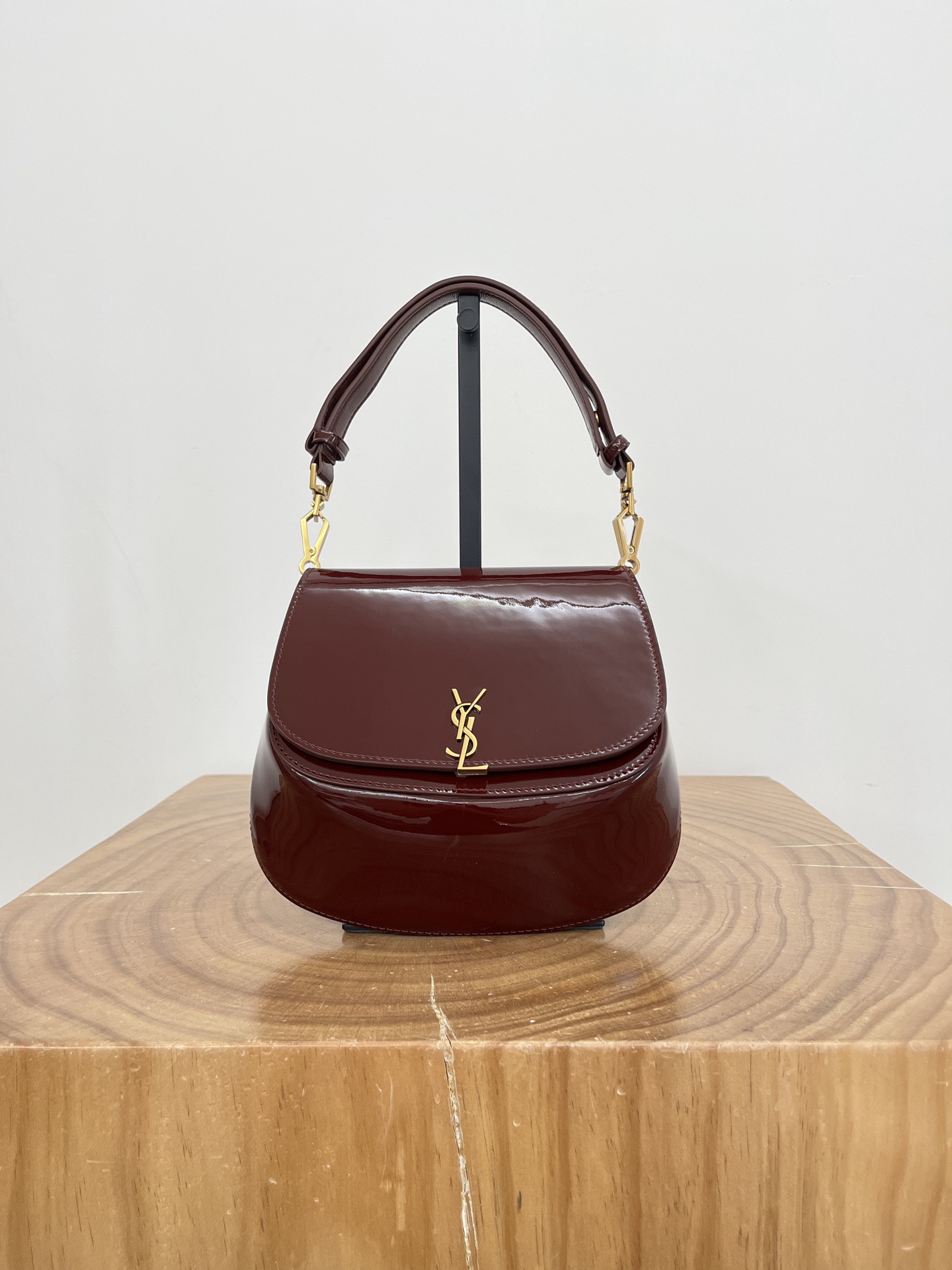 YSL VOLTAIRE top handle in BOX SAINT LAURENT in Bordeaux - image 2