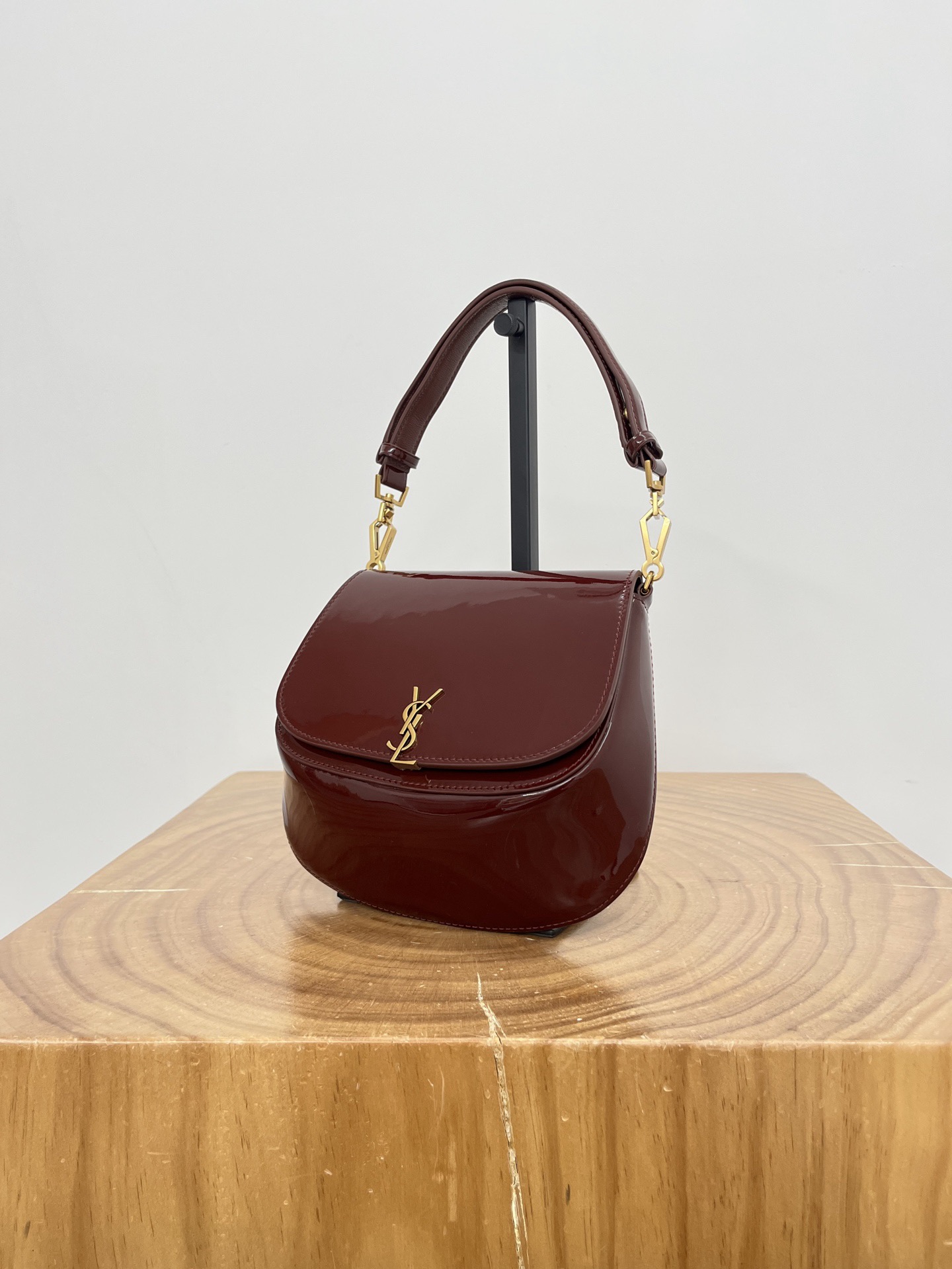YSL VOLTAIRE top handle in BOX SAINT LAURENT in Bordeaux - image 3