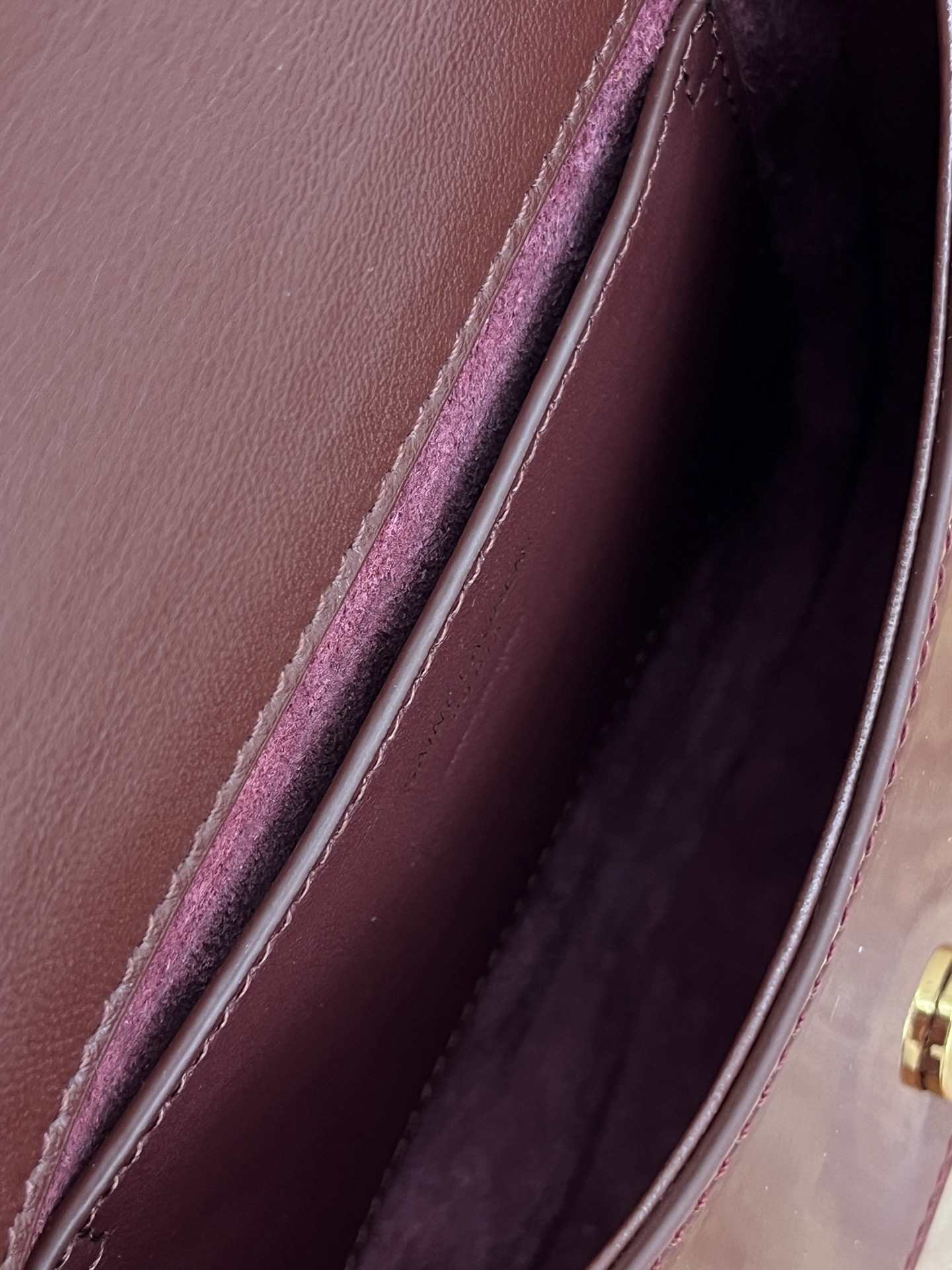 YSL VOLTAIRE top handle in BOX SAINT LAURENT in Bordeaux - image 6