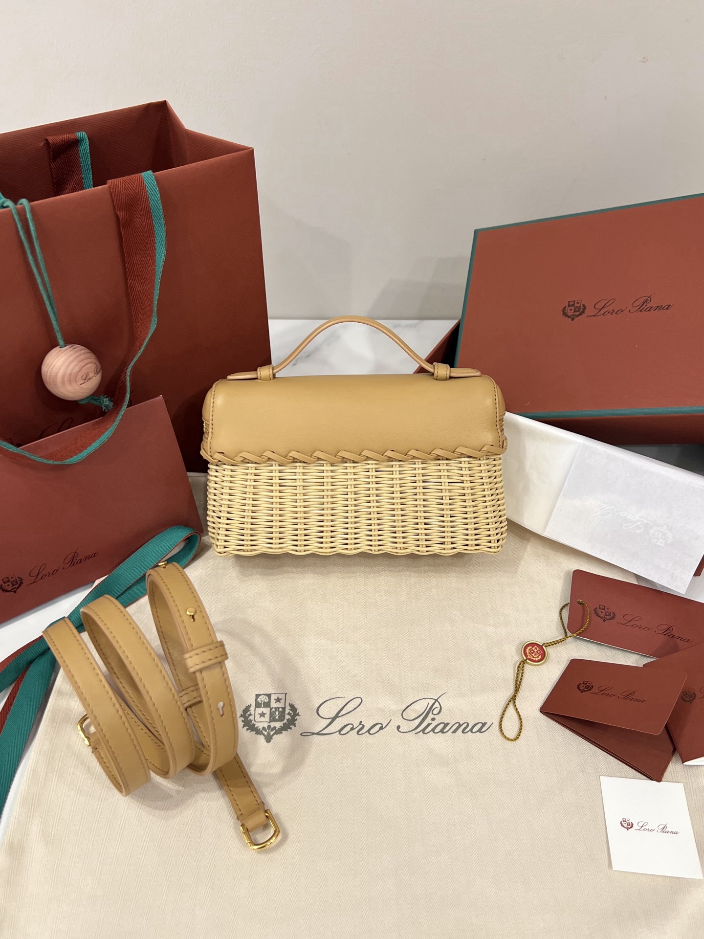 LORO PIANA Extra Pocket L19 East-West Wicker - image 3