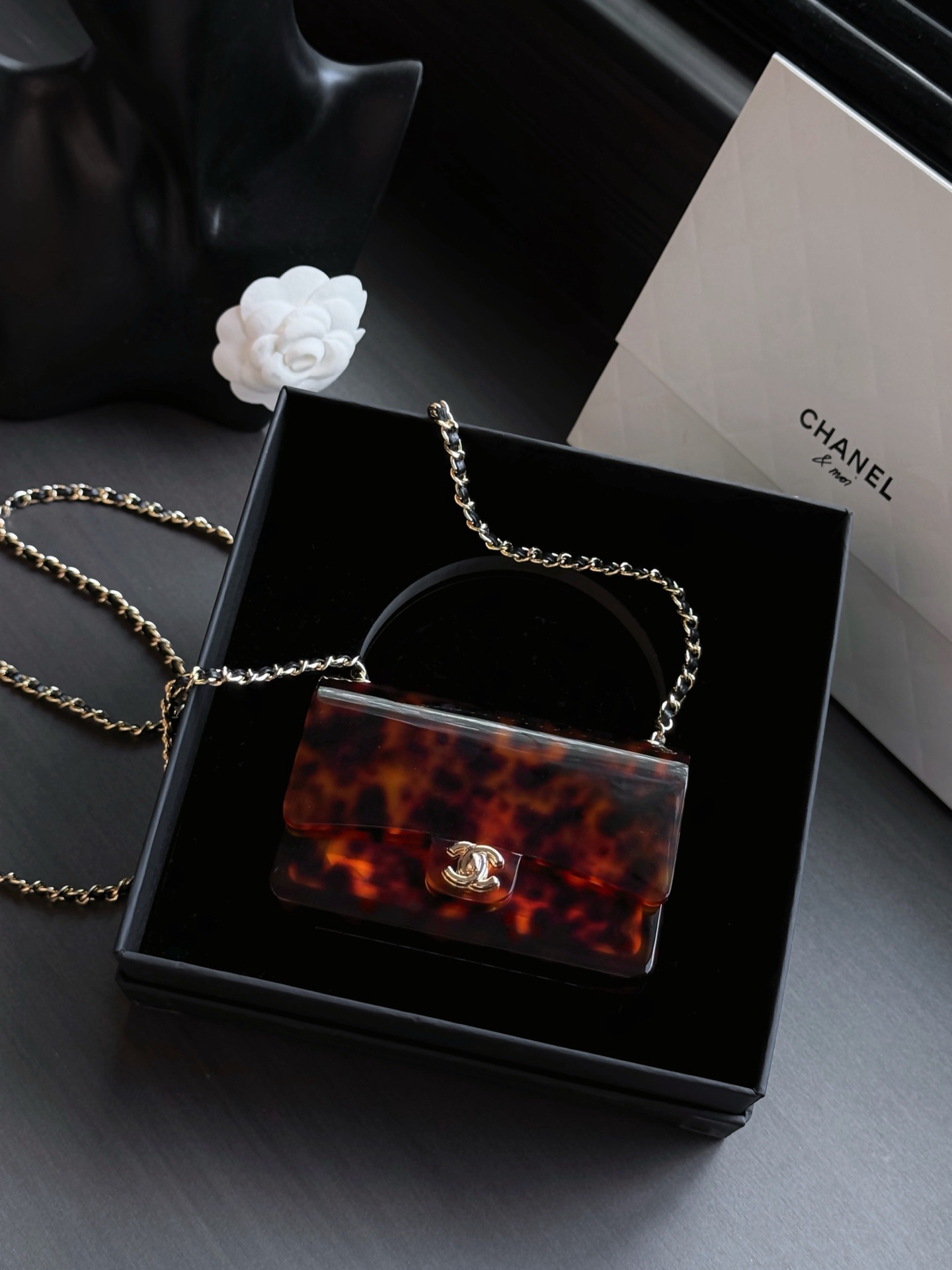 CHANEL MINI EVENING BAG Plexi - image 2