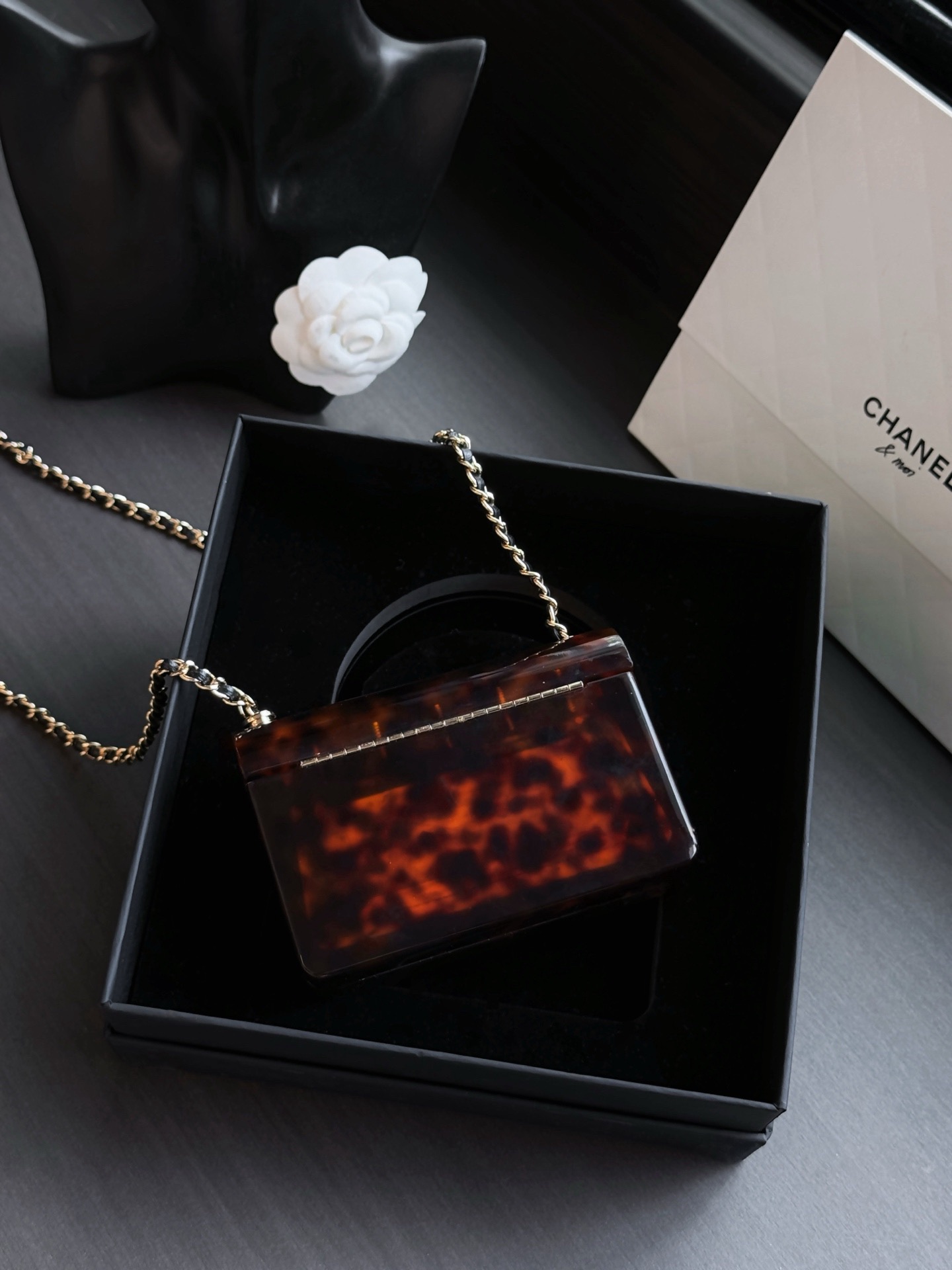 CHANEL MINI EVENING BAG Plexi - image 3