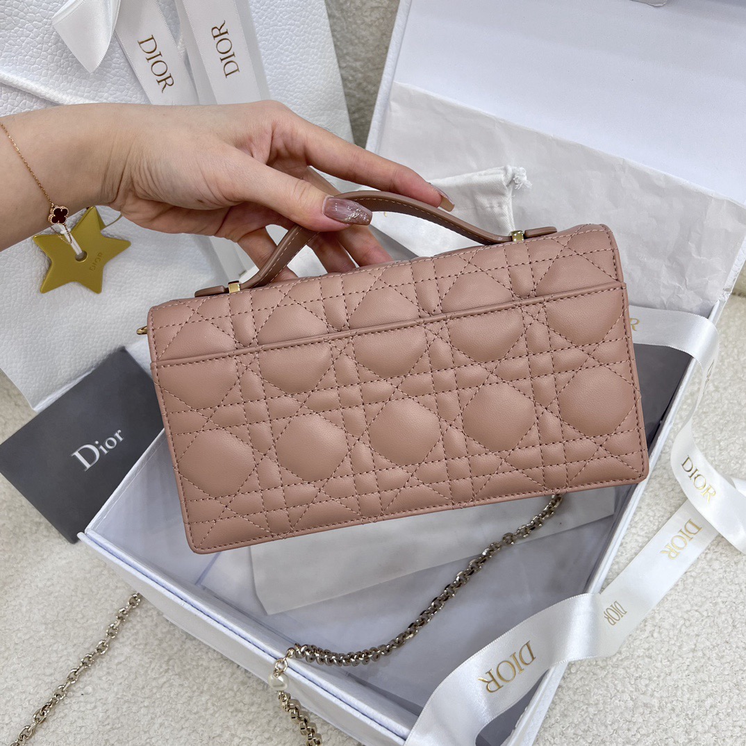 Mini My Dior Bag Powder Rose des Vents Cannage Lambskin - image 3