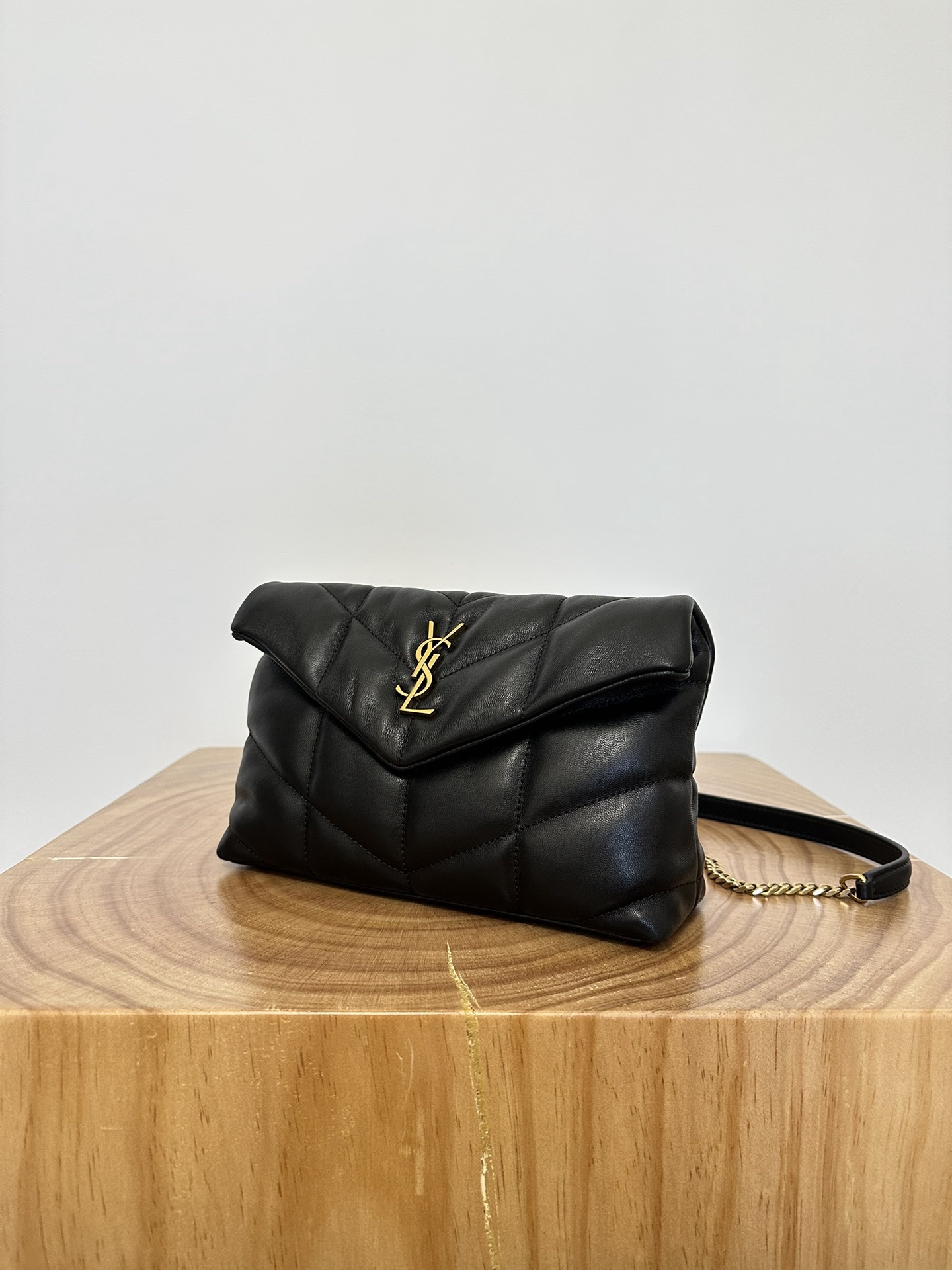 SAINT LAURENT Puffer Toy quilted leather shoulder bag - image 3