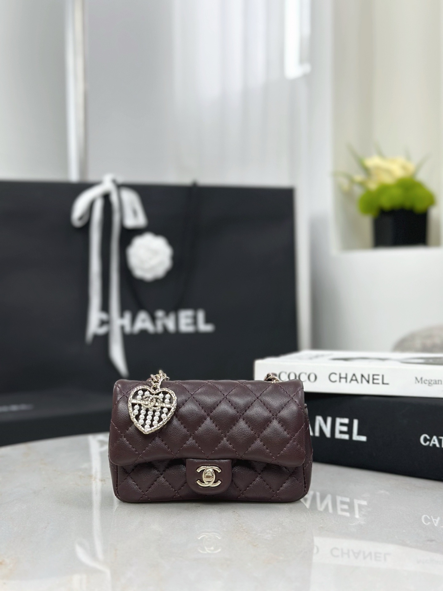 CHANEL Classic Mini Bag with hook - image 2