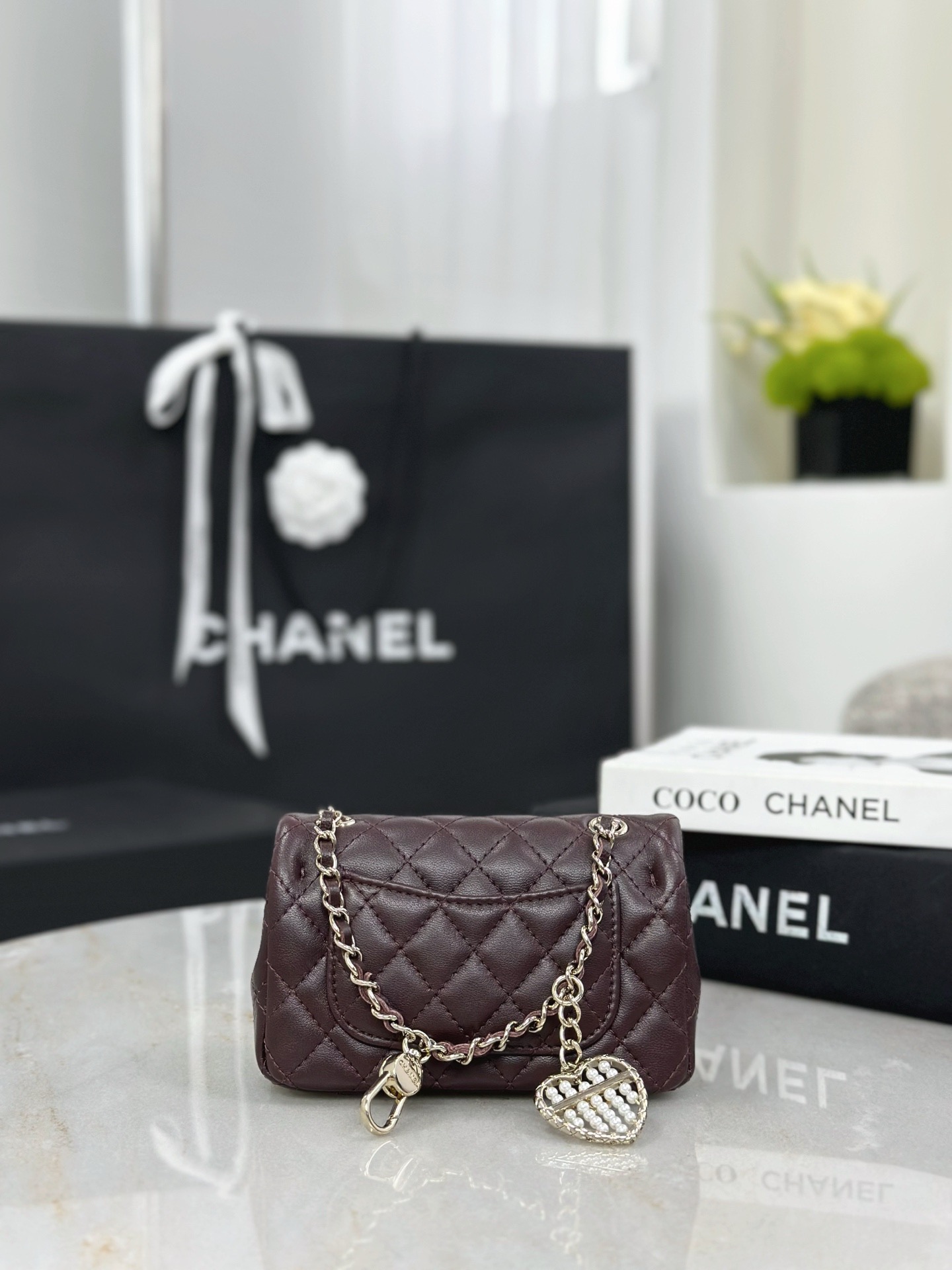 CHANEL Classic Mini Bag with hook - image 3