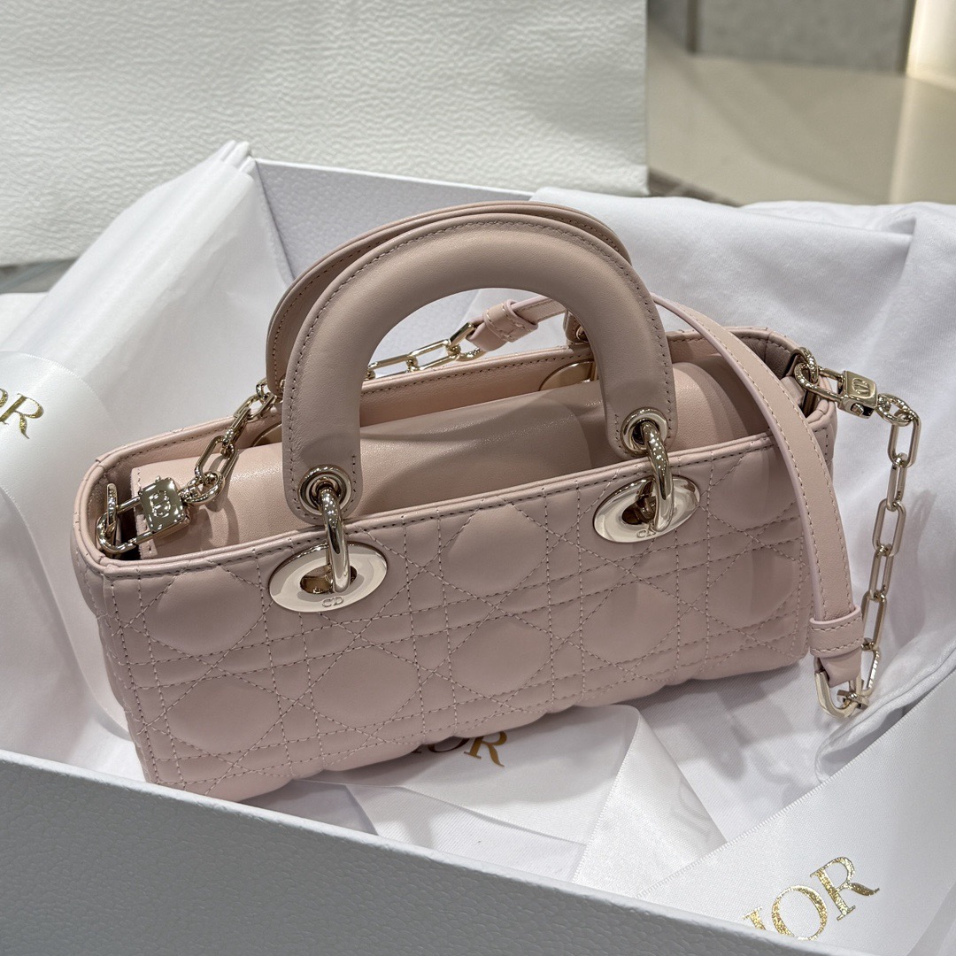 DIOR Lady D-Joy Bag Cannage Lambskin Rose des Vents - image 6