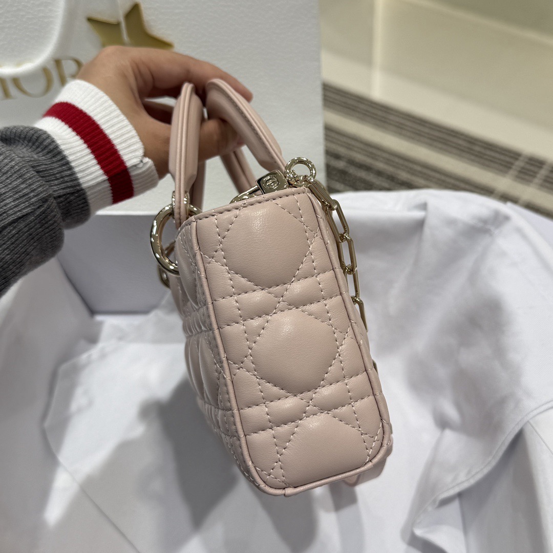 DIOR Lady D-Joy Bag Cannage Lambskin Rose des Vents - image 3