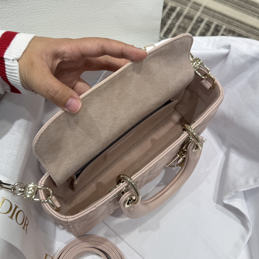 DIOR Lady D-Joy Bag Cannage Lambskin Rose des Vents - image 7